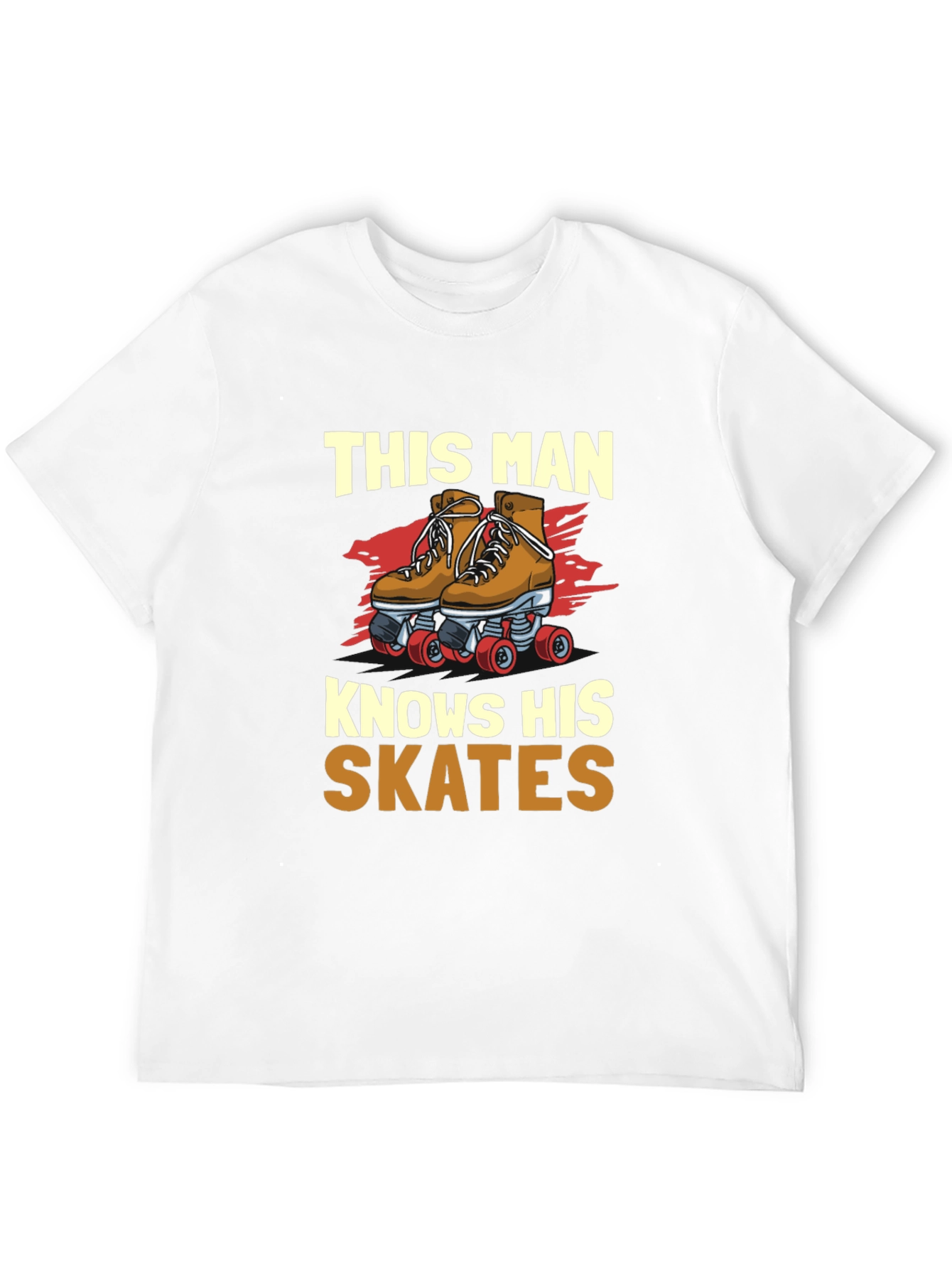 This Man Knows His Skates Graphic T-Shirt