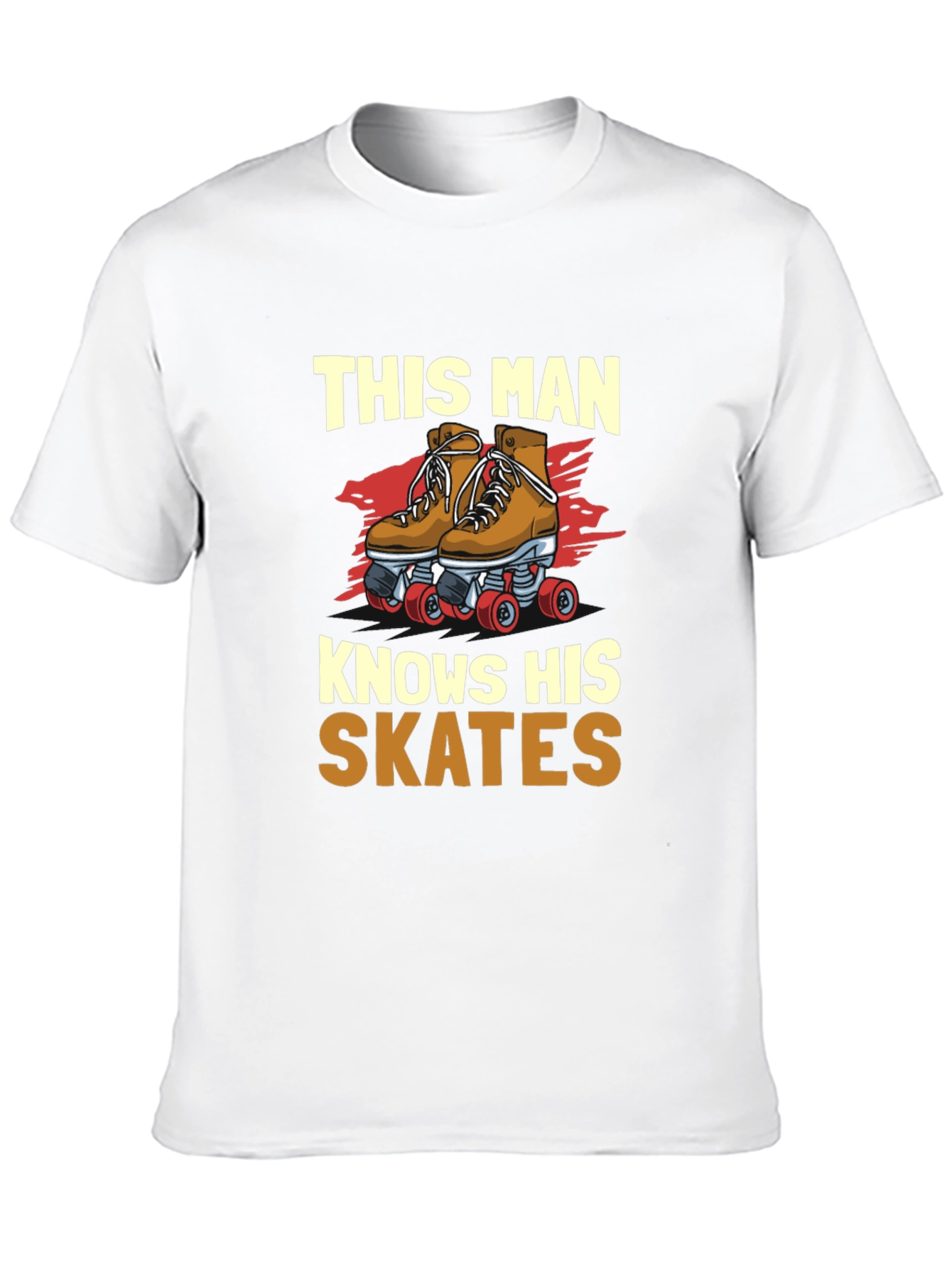 This Man Knows His Skates Graphic T-Shirt