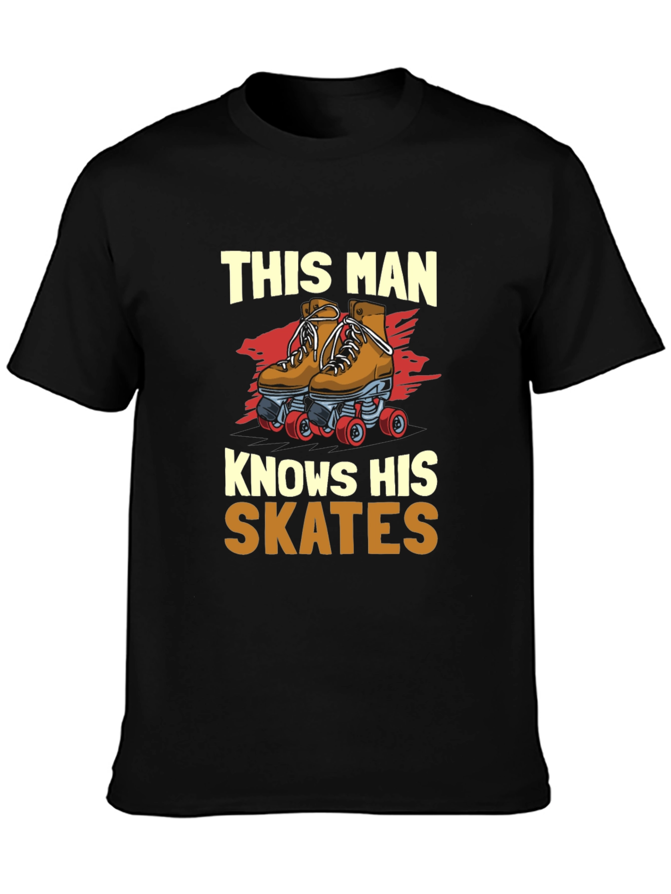 This Man Knows His Skates Graphic T-Shirt