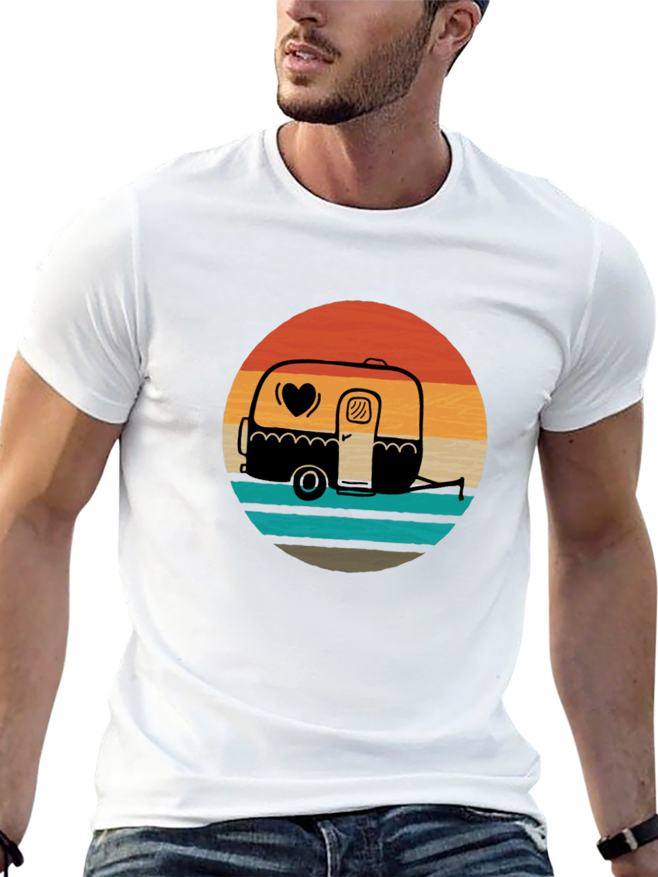 Retro Camper Graphic T-Shirt