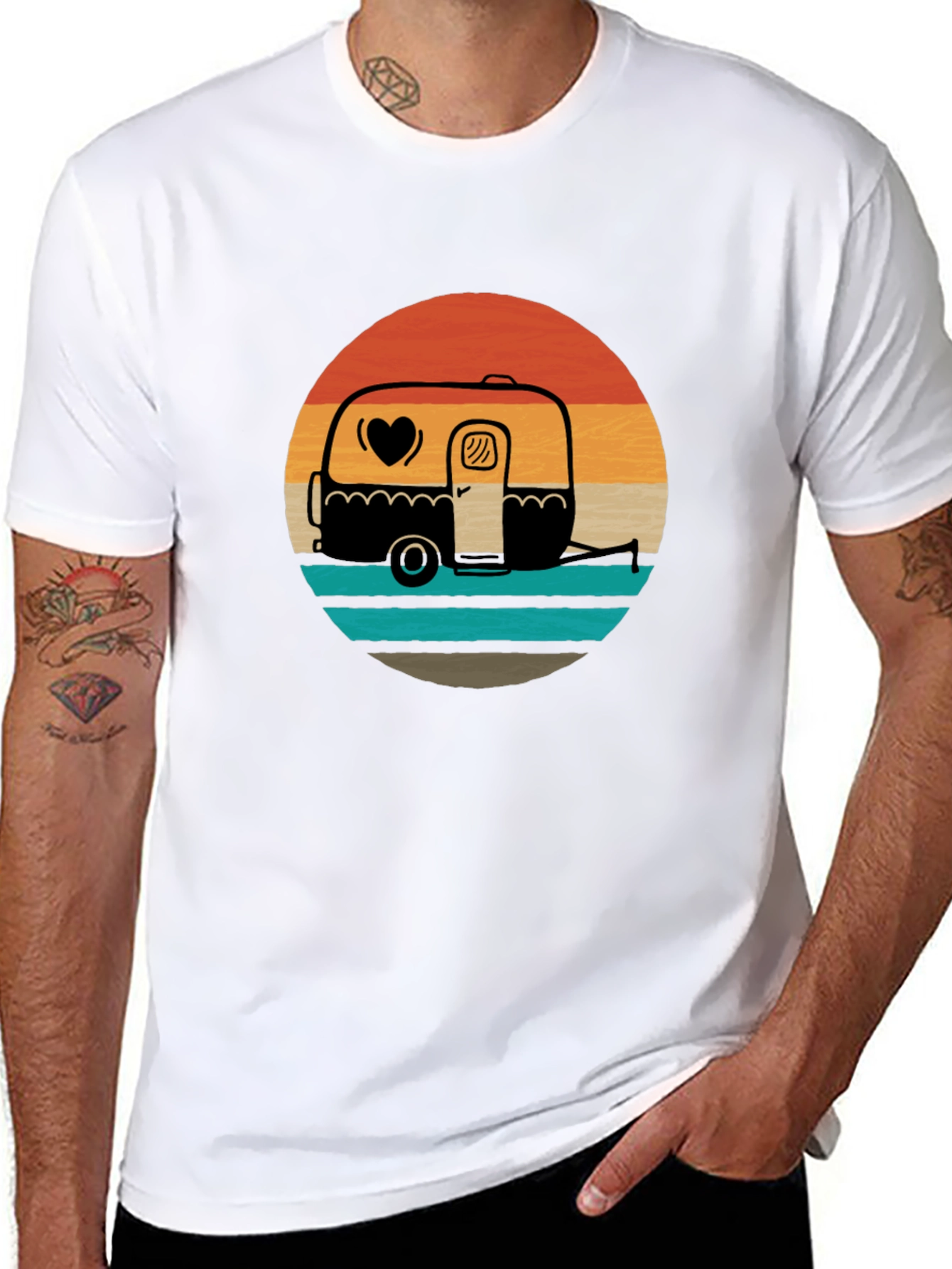 Retro Camper Graphic T-Shirt