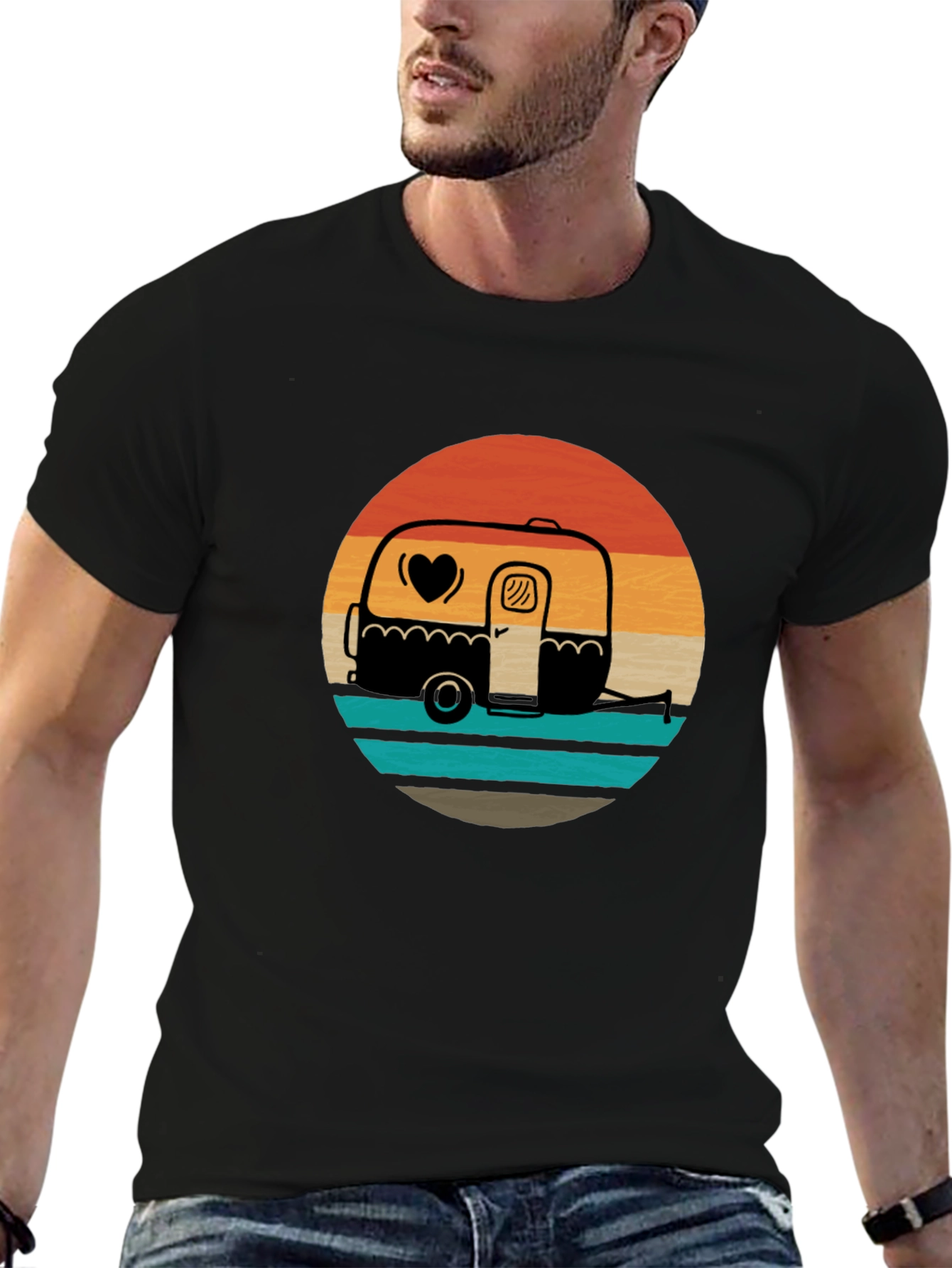 Retro Camper Graphic T-Shirt