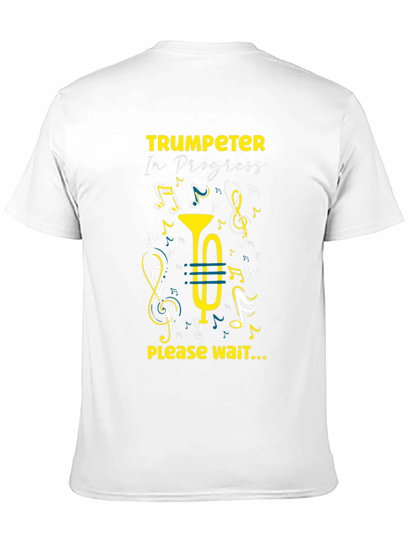 Trumpeter In Progress Graphic T-Shirt - Music Lover Tee