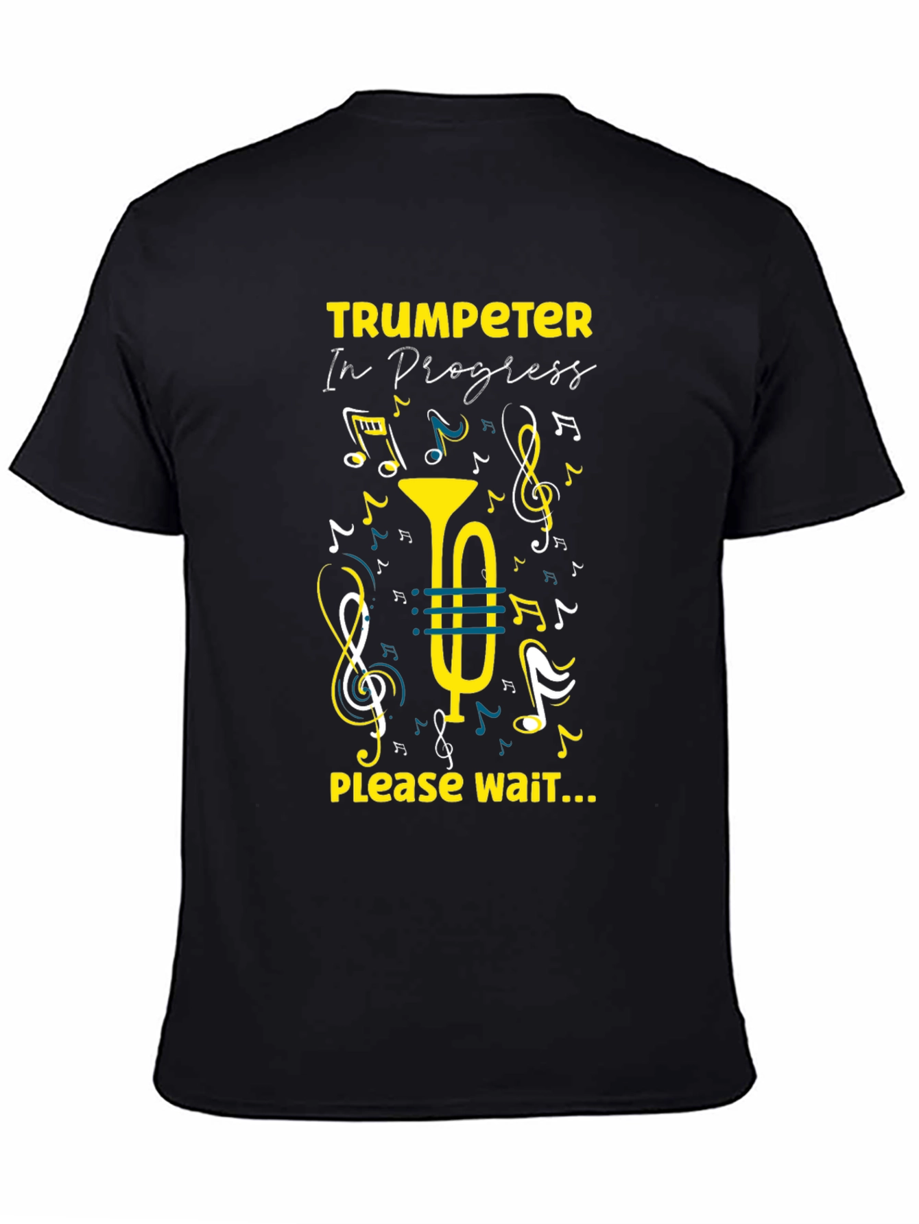 Trumpeter In Progress Graphic T-Shirt - Music Lover Tee