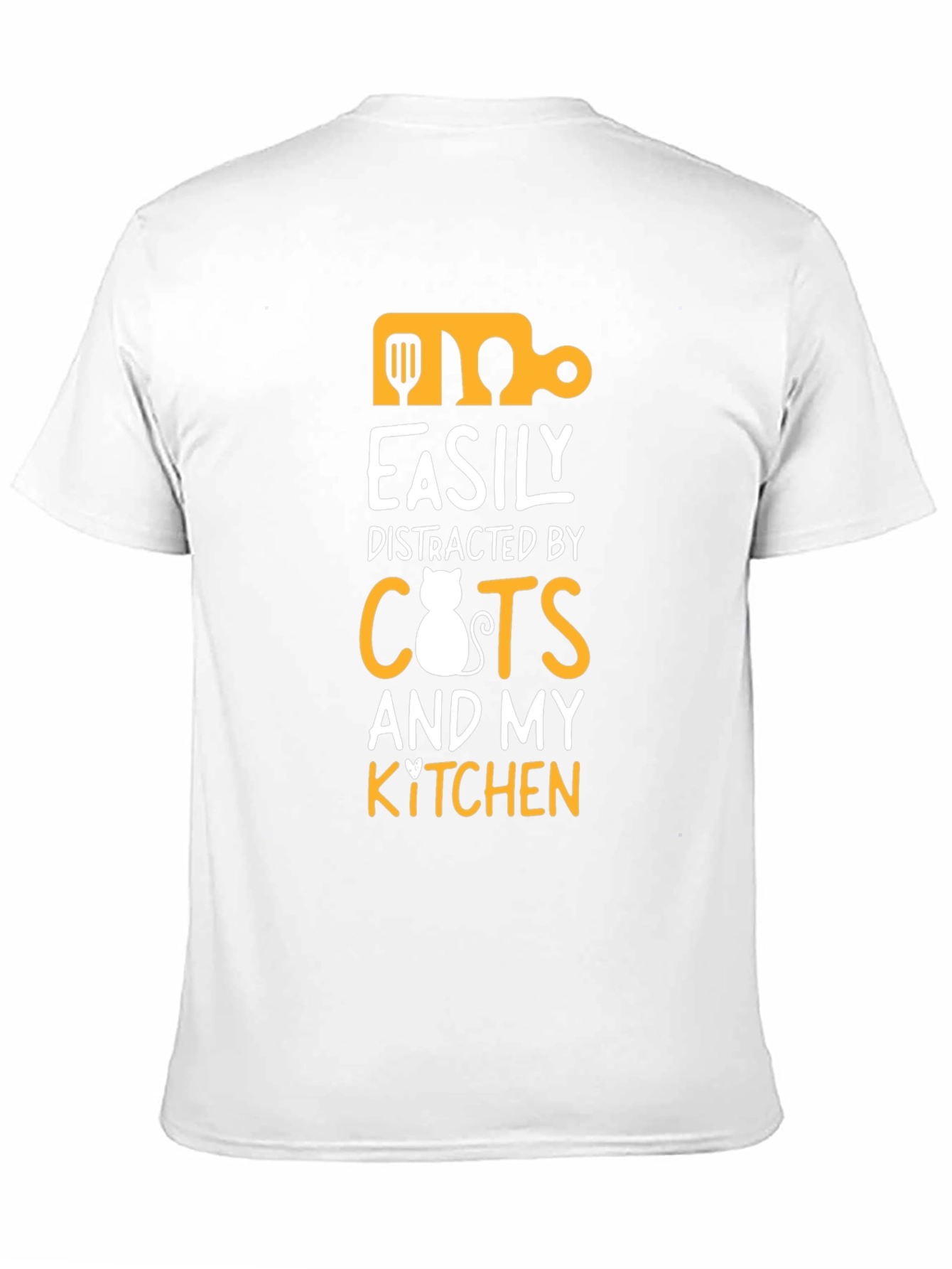 Easily Distracted by Cats and Kitchen T-Shirt