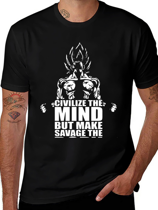 Civilize the Mind Savage T-Shirt