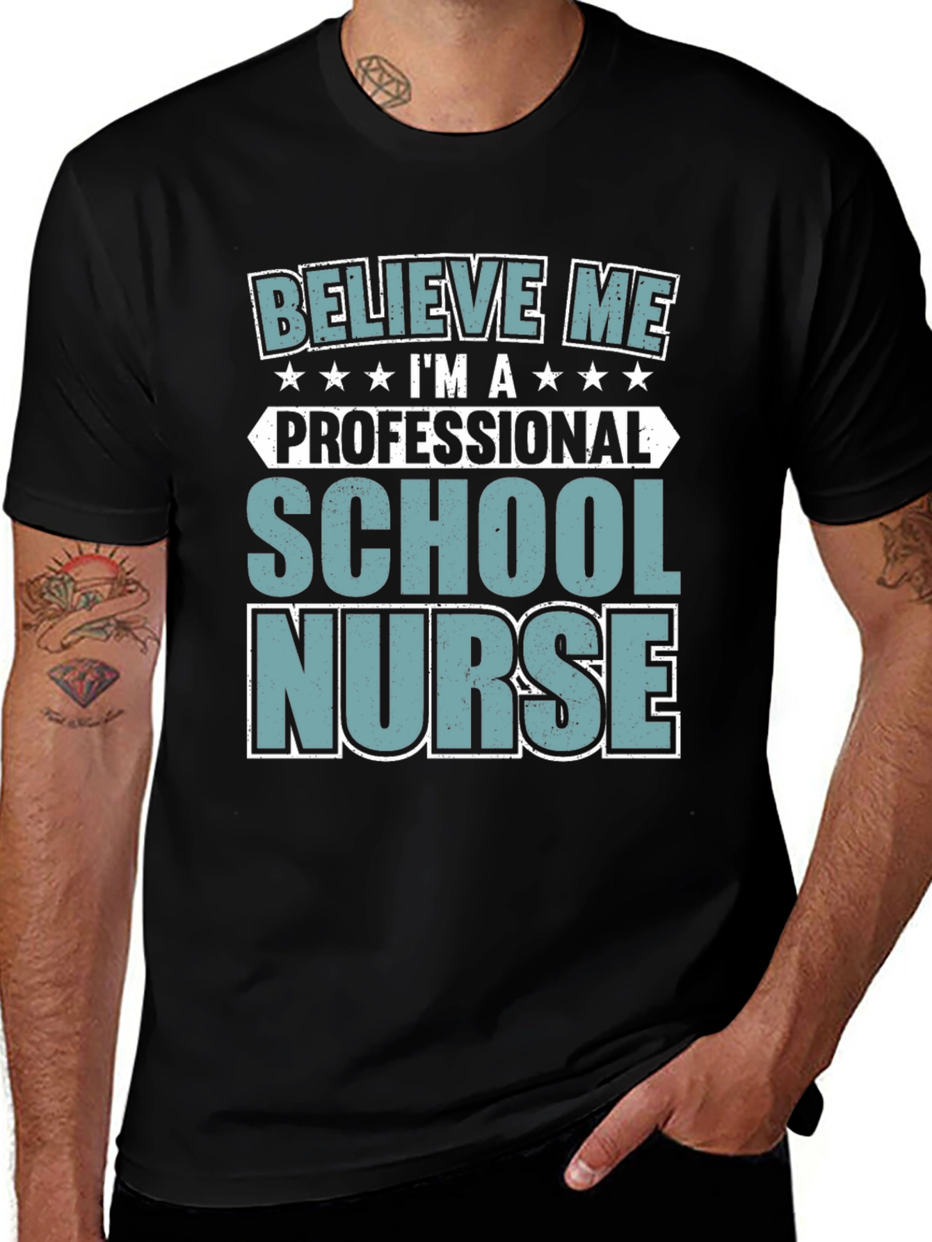 School Nurse Tee - Believe Me Professional Design