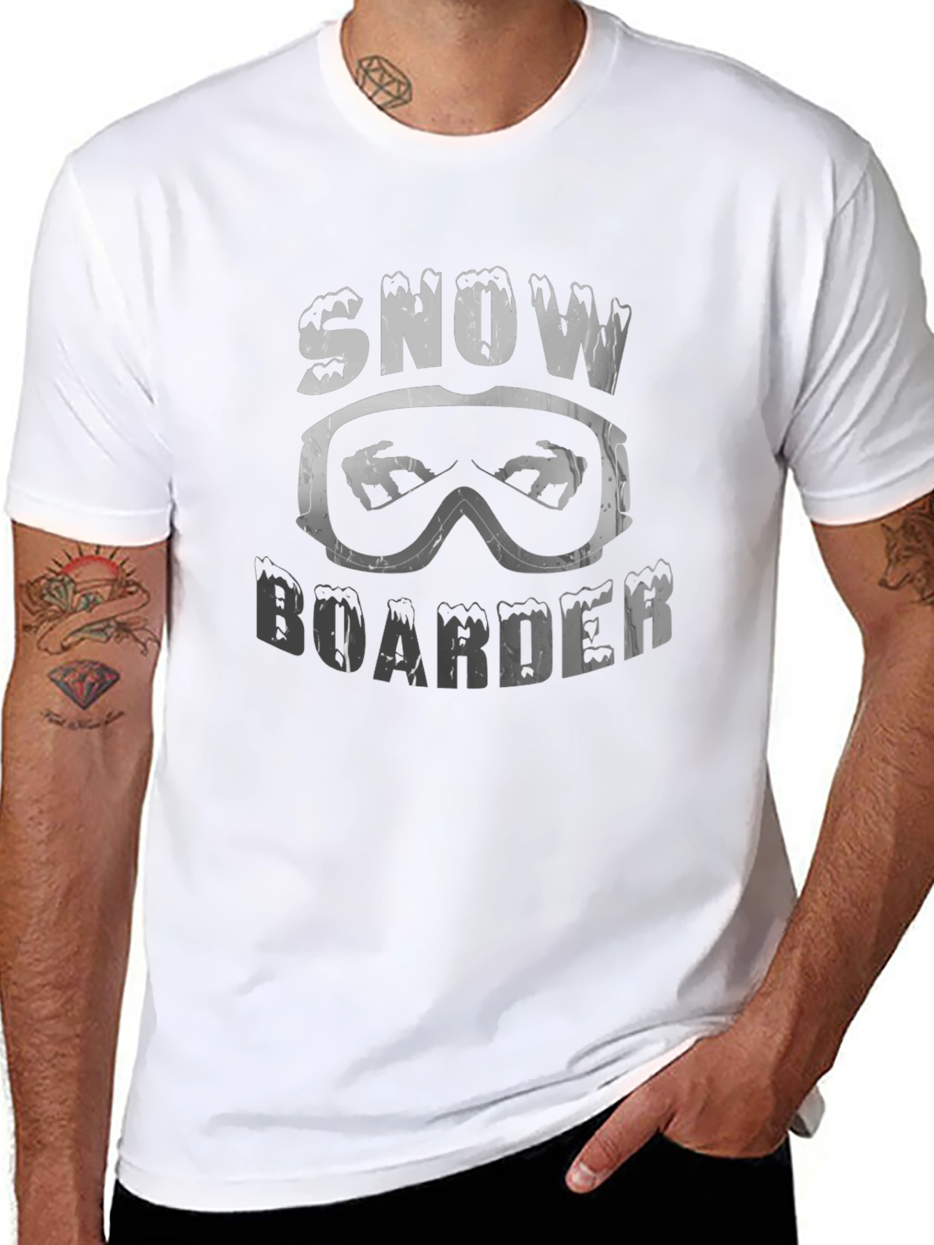 Snowboarder Graphic Tee - Winter Sports Apparel