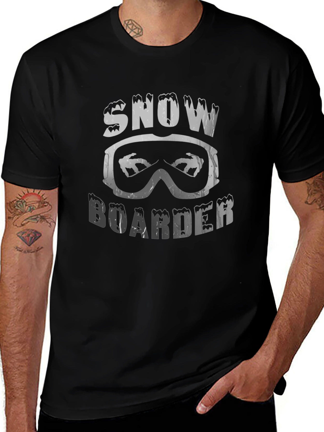 Snowboarder Graphic Tee - Winter Sports Apparel