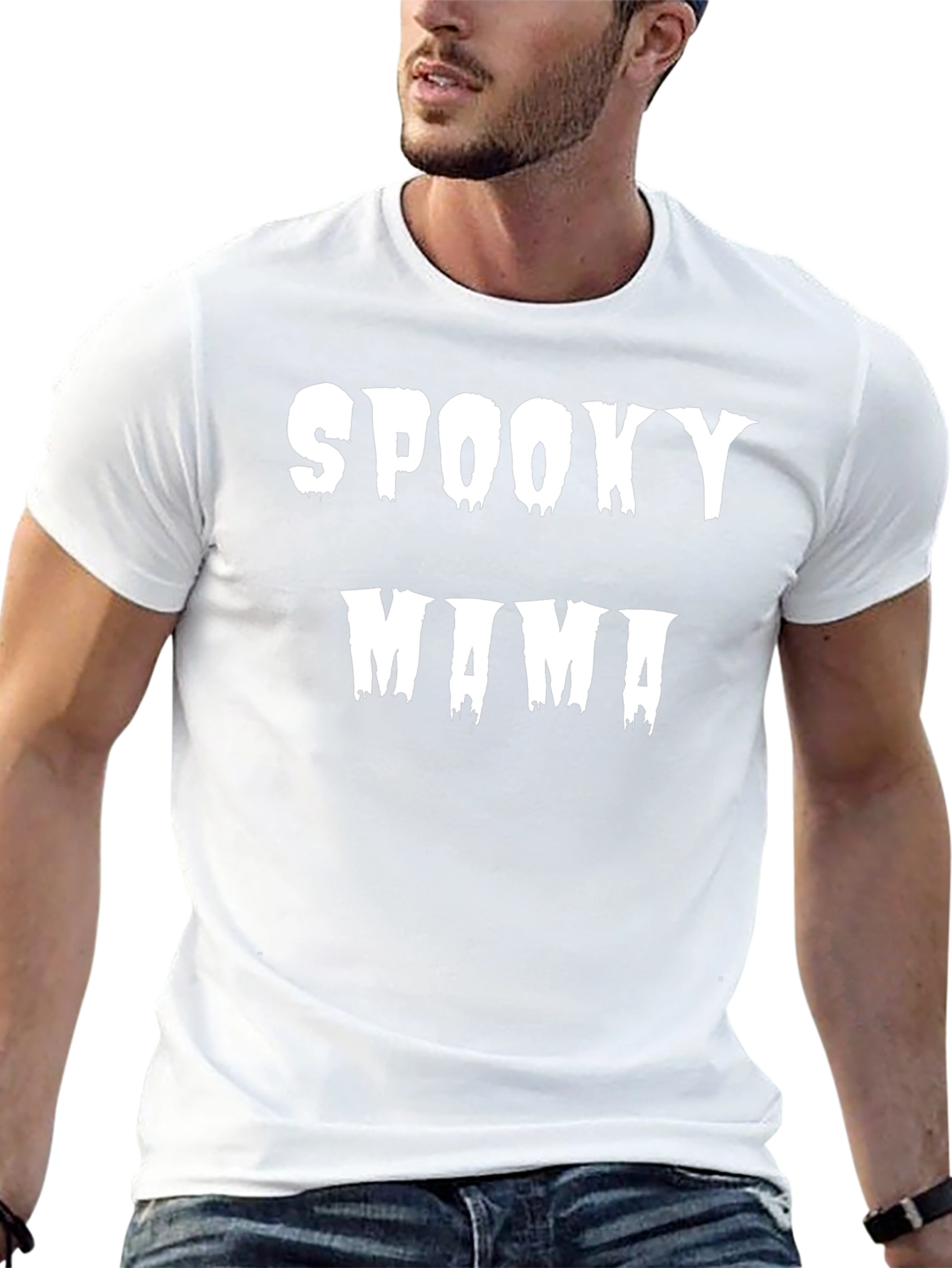 Spooky Mama Graphic Tee - Halloween Shirt