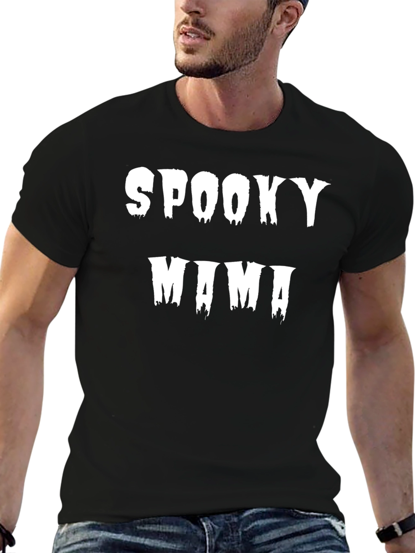 Spooky Mama Graphic Tee - Halloween Shirt