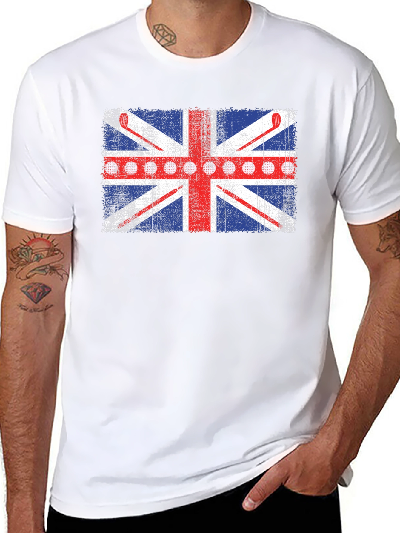 Union Jack Golf T-Shirt