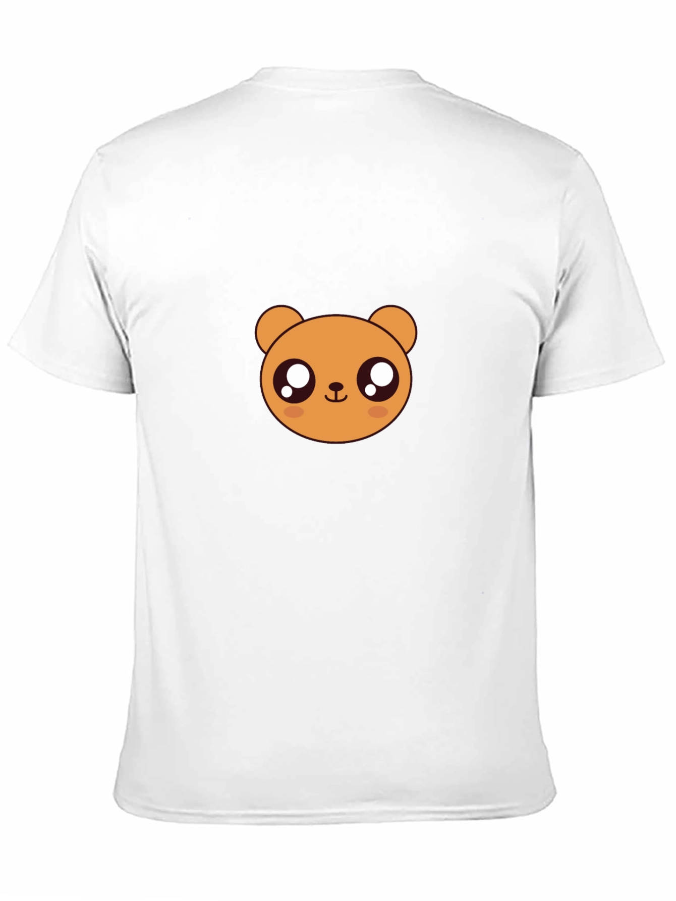 Cute Bear Graphic T-Shirt - Mens Black Tee