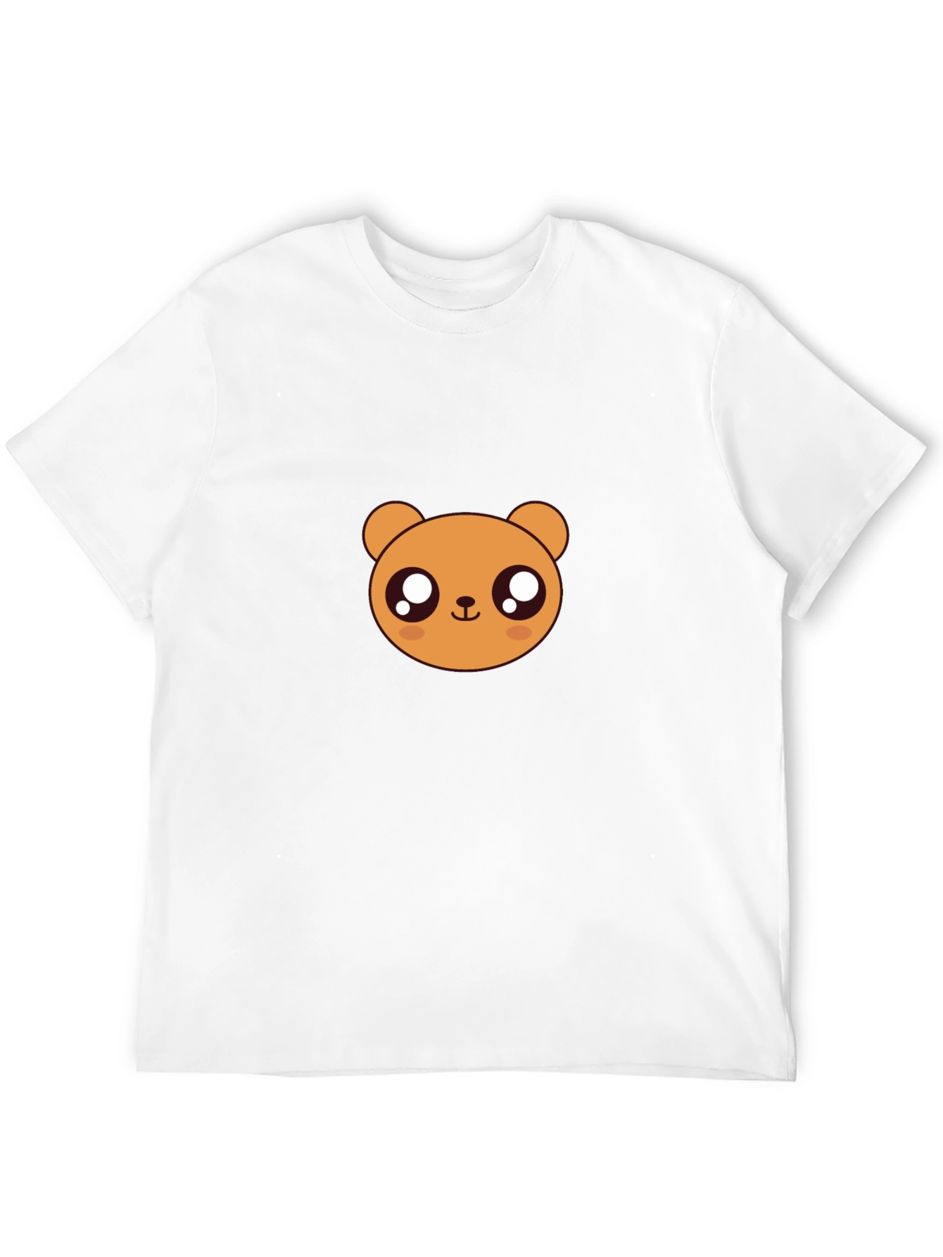 Cute Bear Graphic T-Shirt - Mens Black Tee