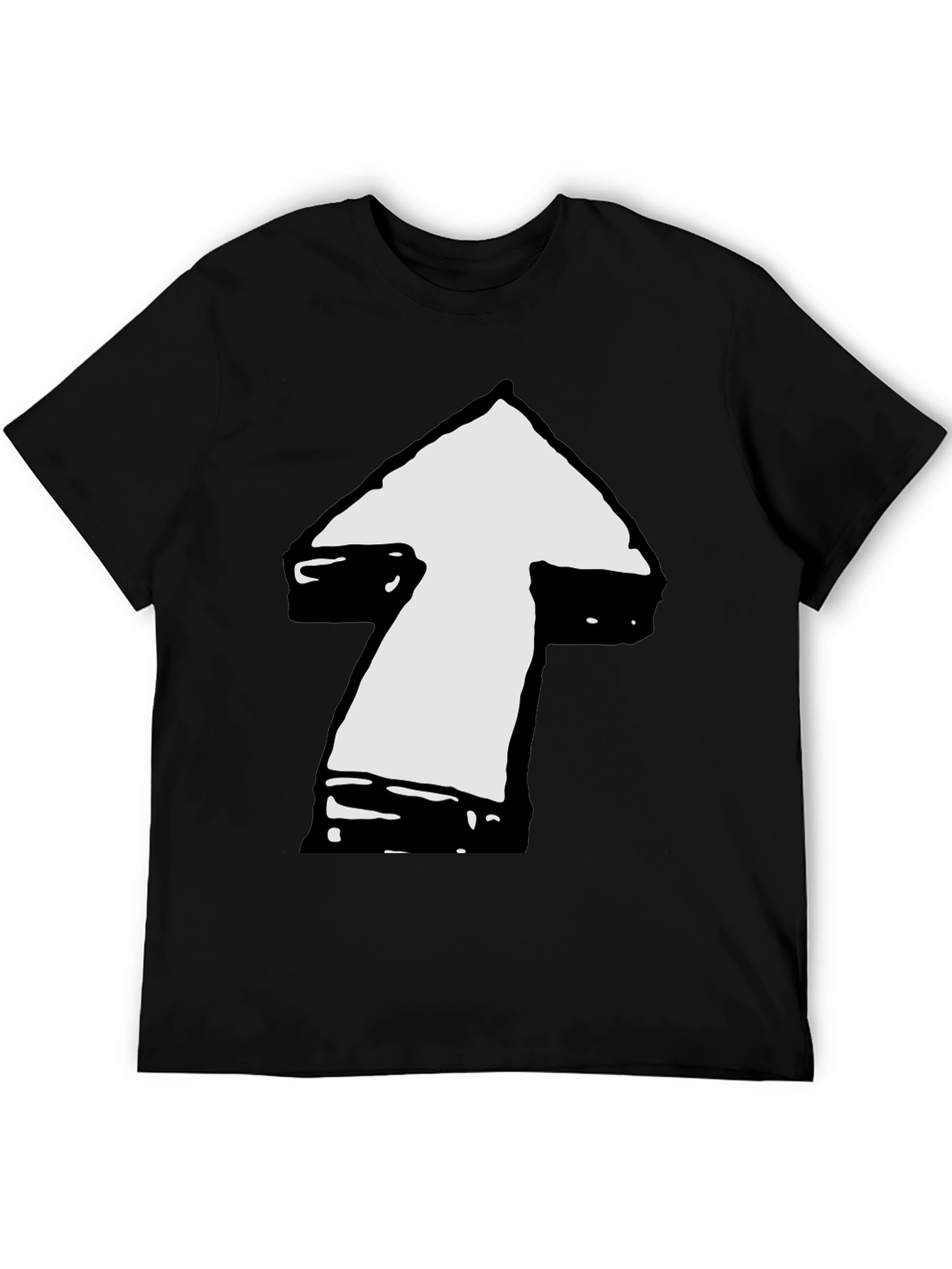 Arrow Graphic Tee - Modern Casual Shirt