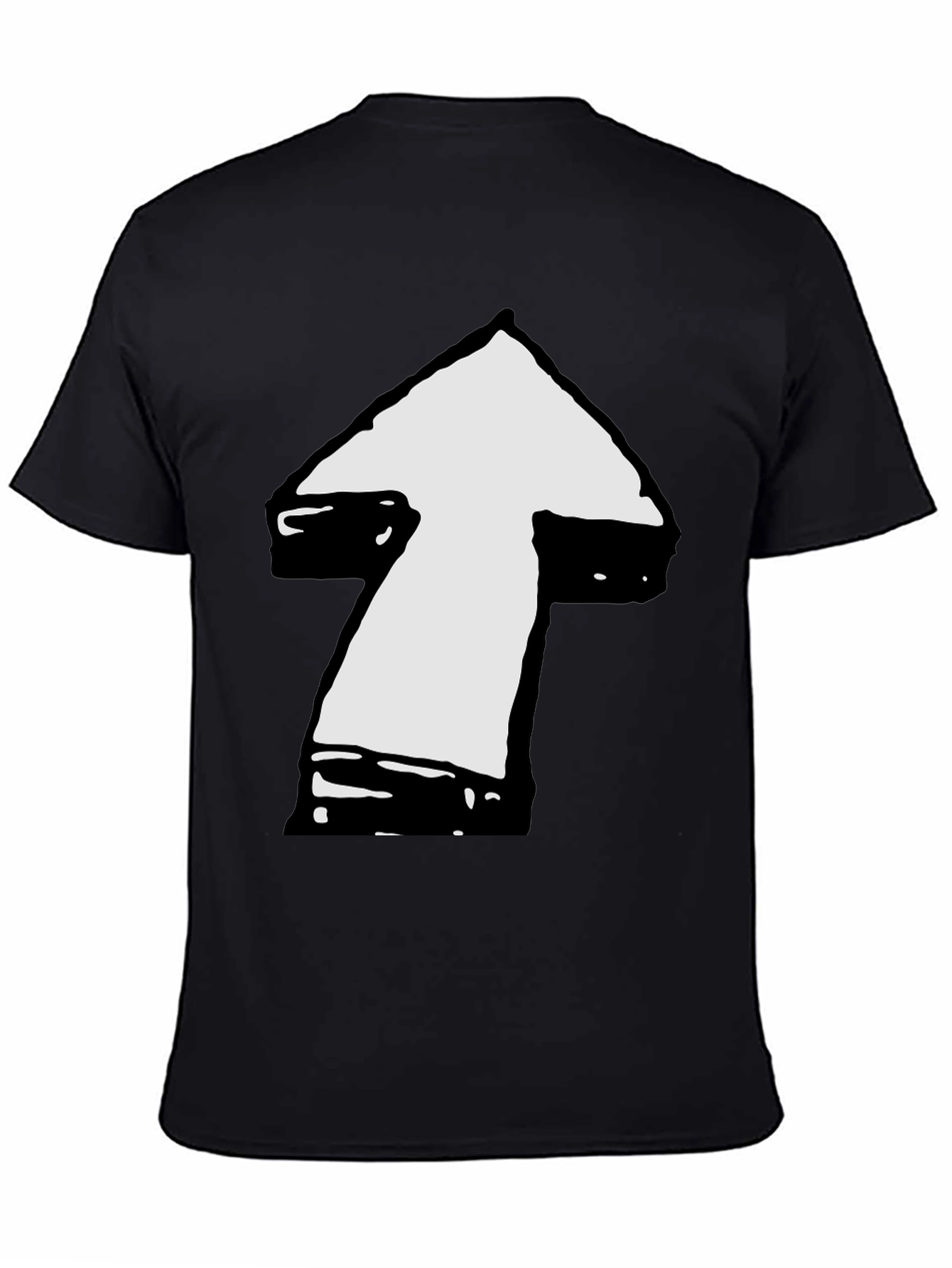 Arrow Graphic Tee - Modern Casual Shirt