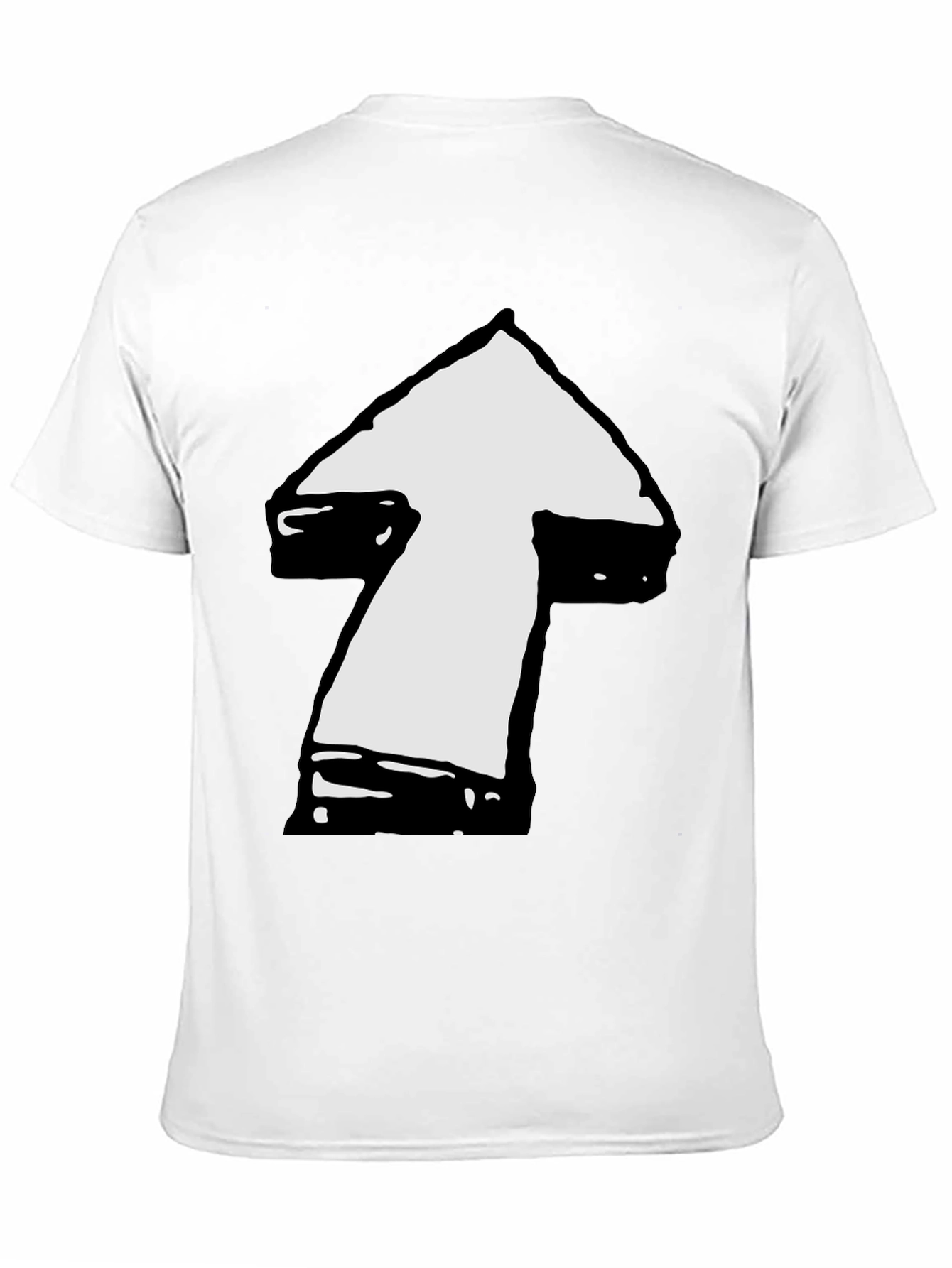 Arrow Graphic Tee - Modern Casual Shirt