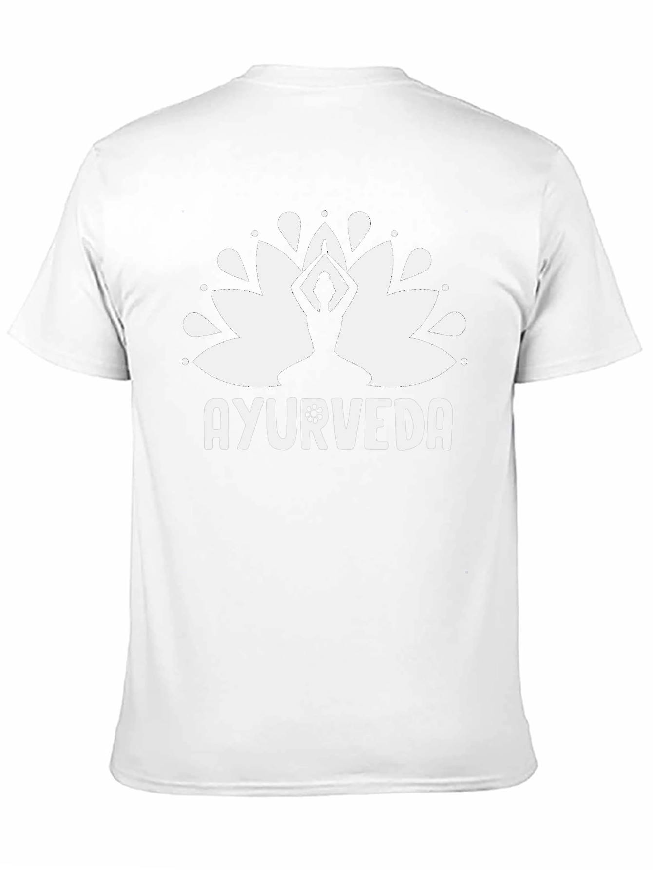 Ayurveda Lotus T-Shirt - Yoga & Wellness