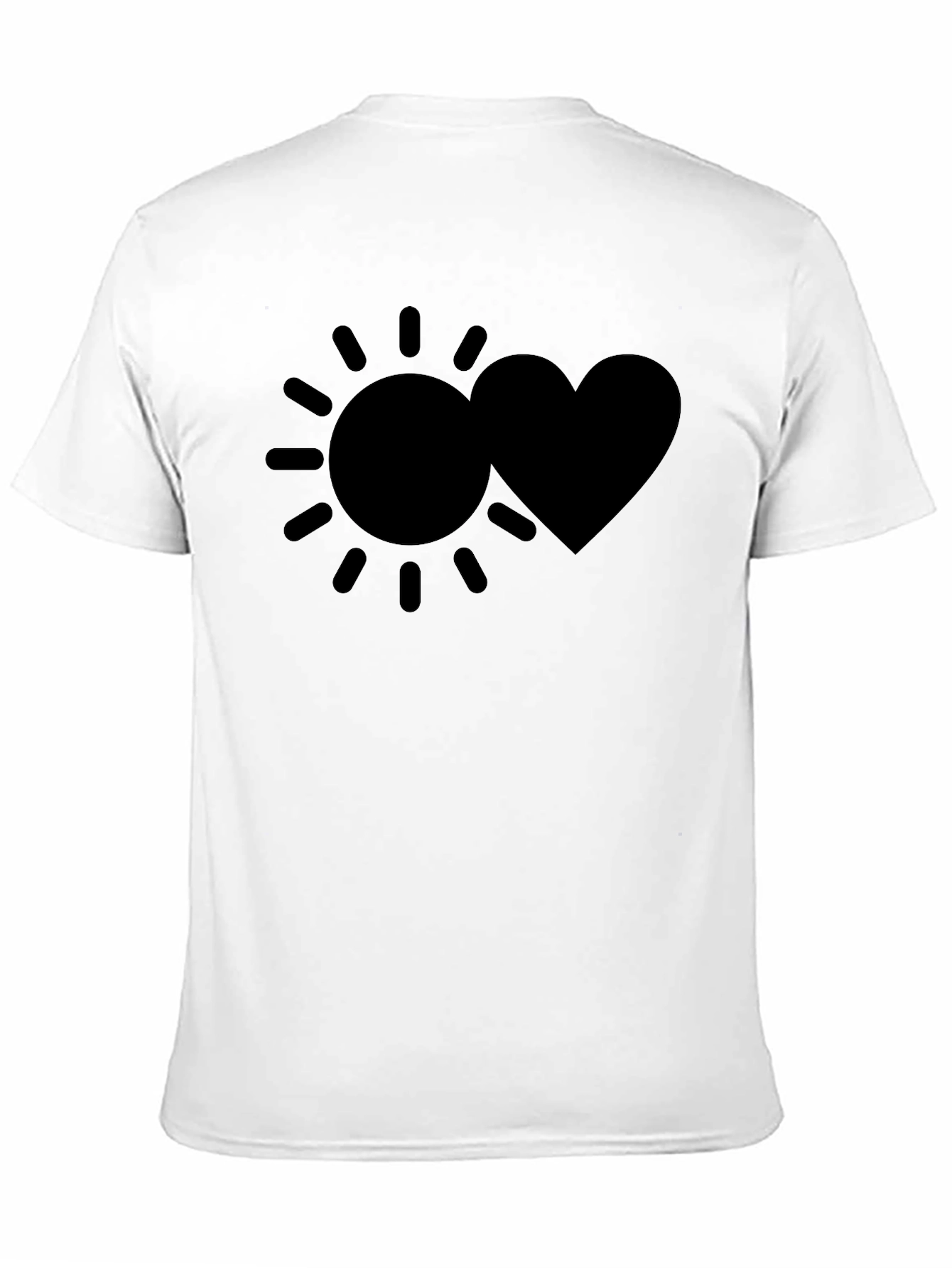 Sun & Heart Graphic Tee - Casual Comfort