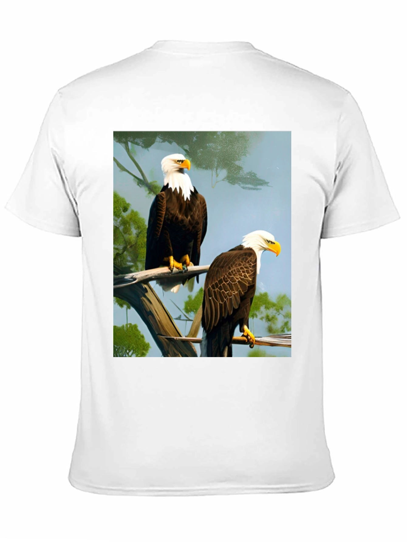 Bald Eagle Graphic Tee - Patriotic Style