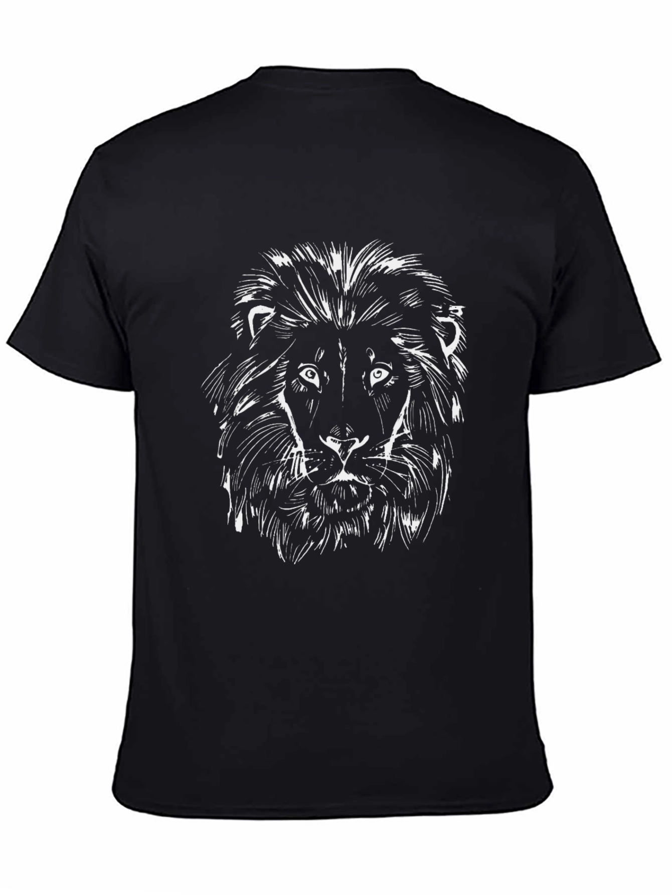 Black Lion Graphic Tee - Bold & Stylish