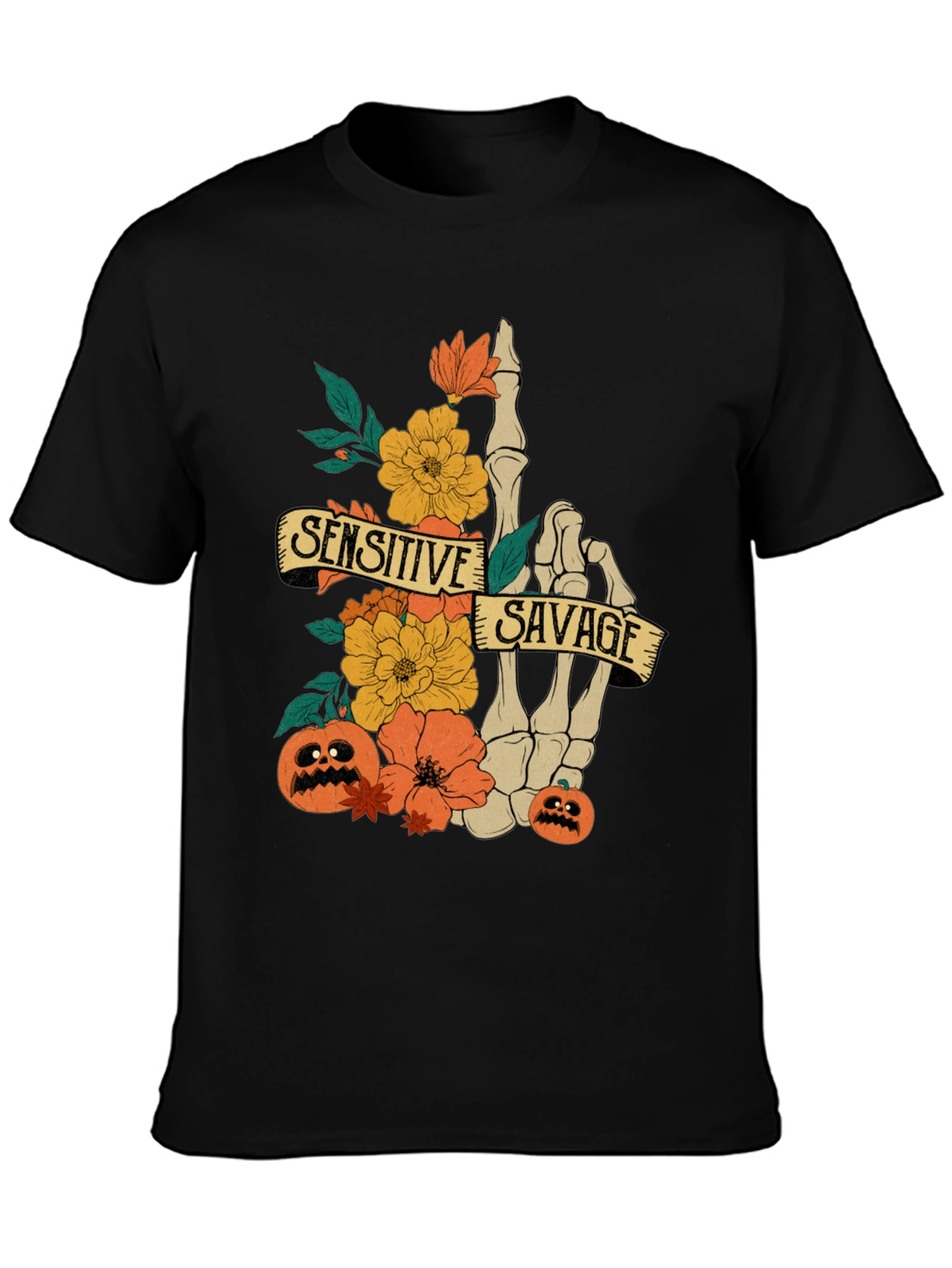 Sensitive Savage Halloween T-Shirt