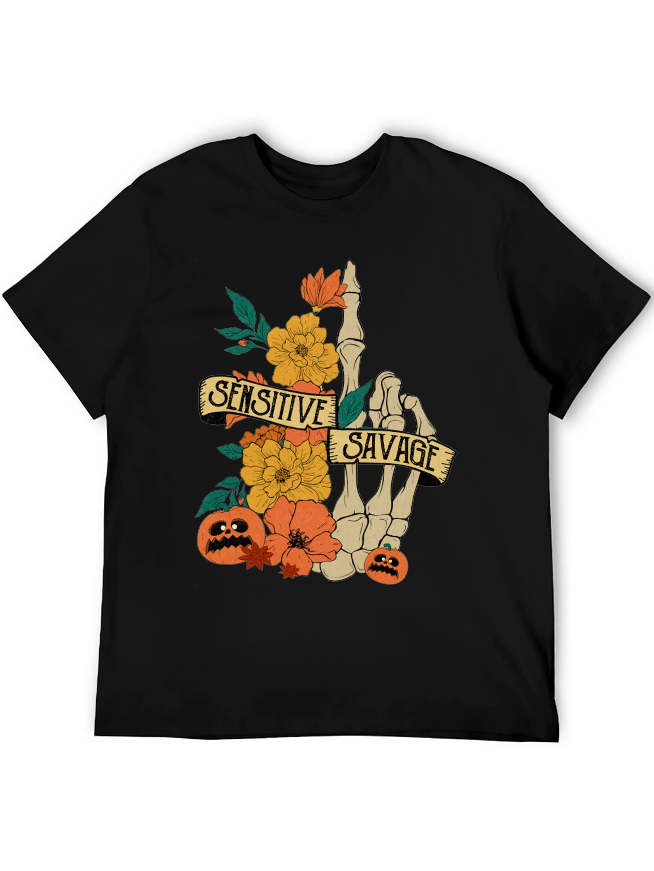 Sensitive Savage Halloween T-Shirt