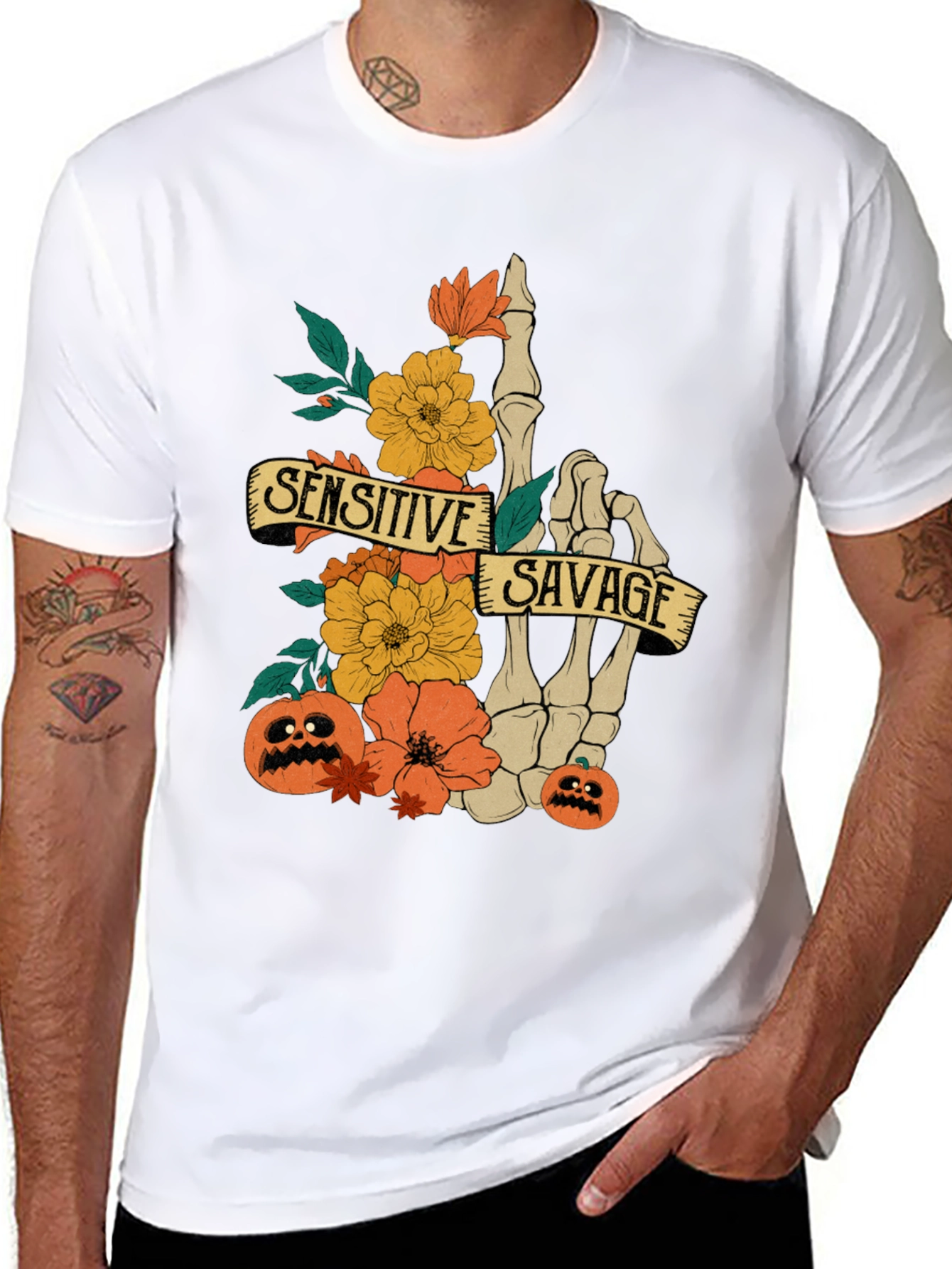 Sensitive Savage Halloween T-Shirt