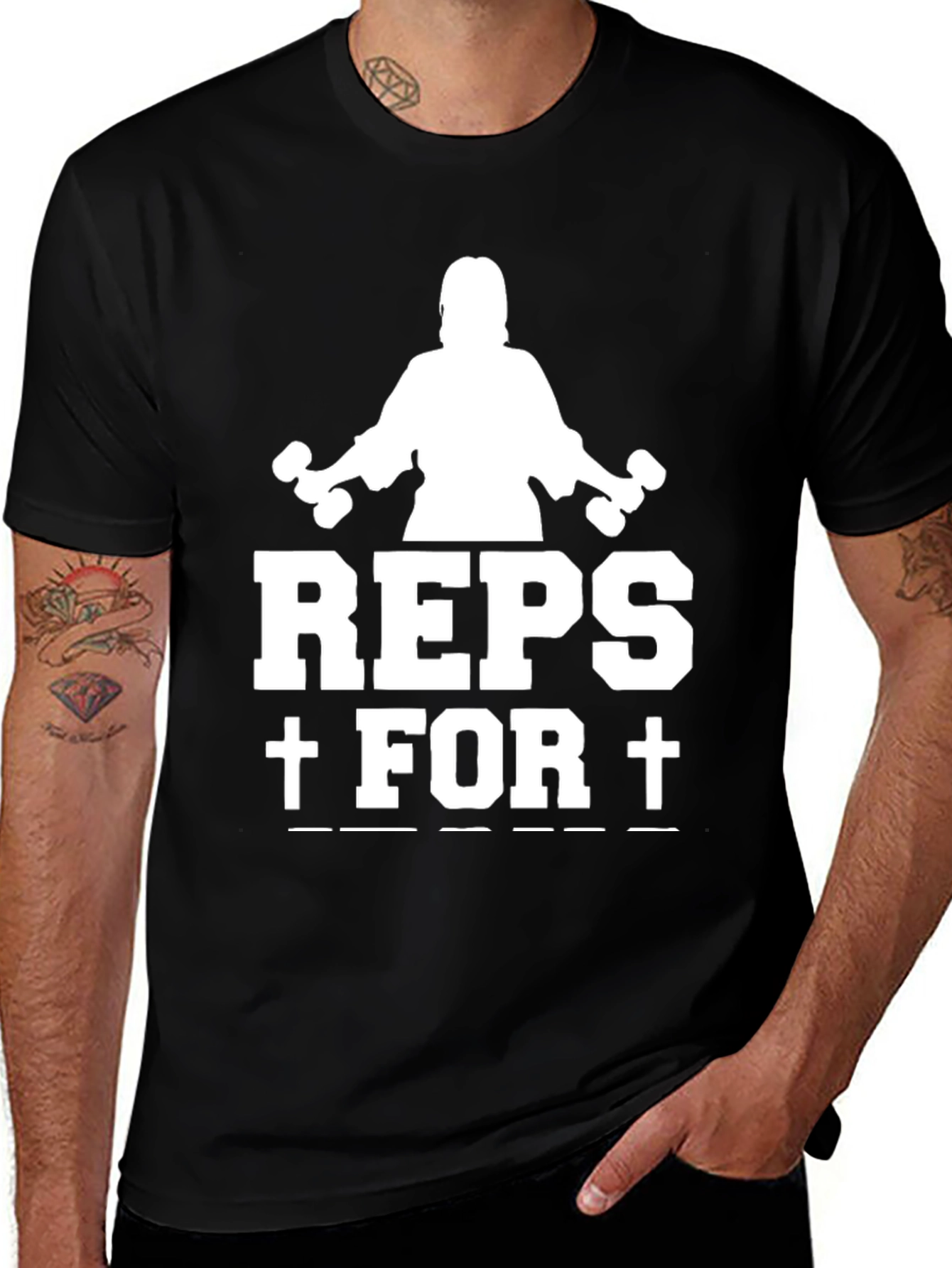 Reps For Christ Black T-Shirt