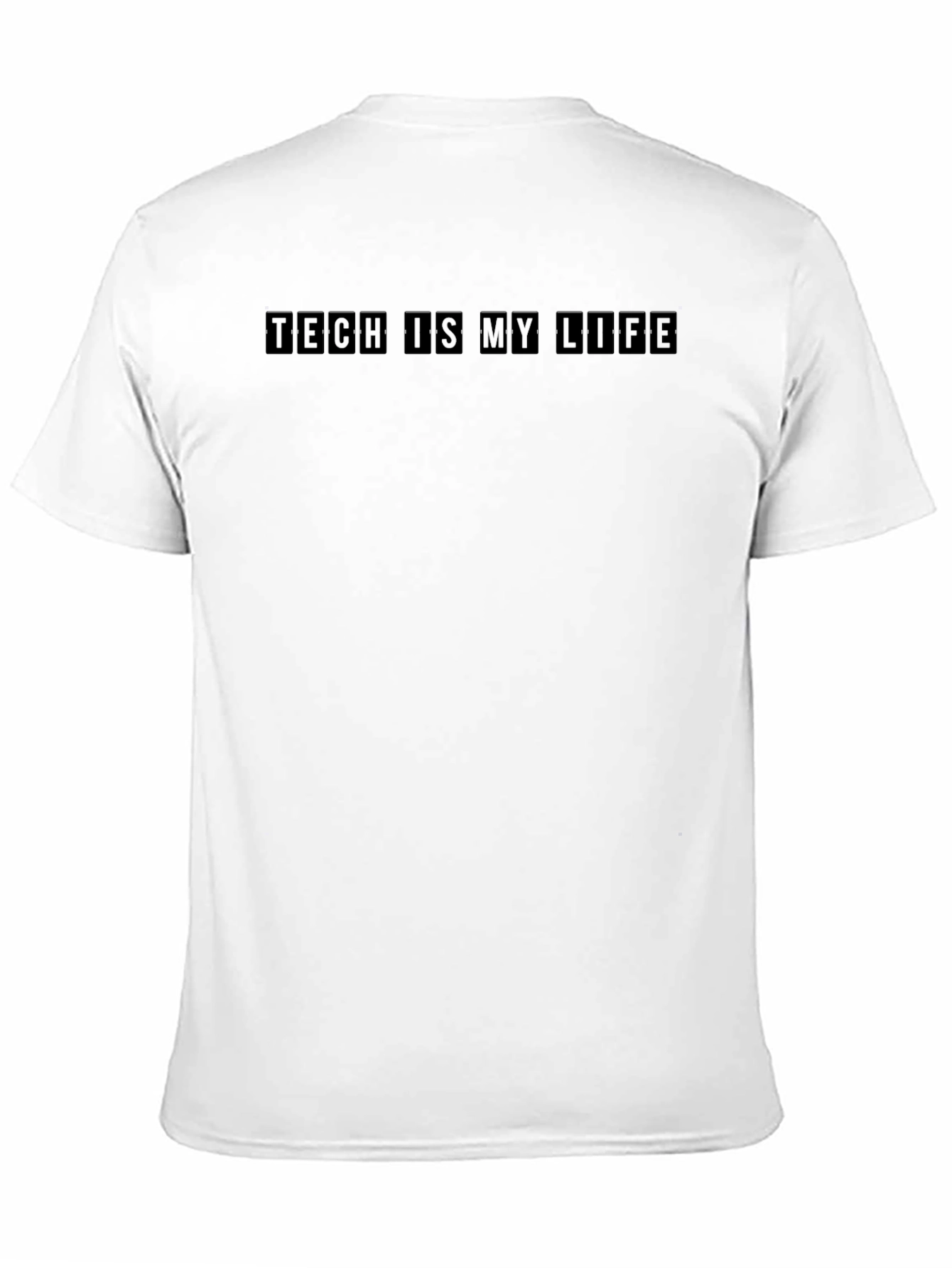 Tech Is My Life Graphic Tee - Black