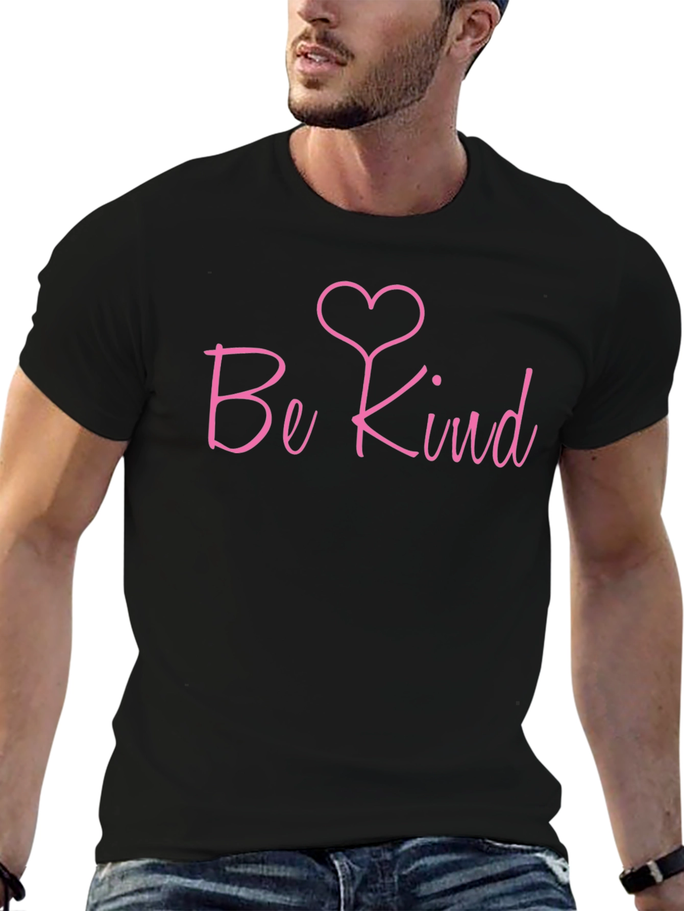 Be Kind Heart Graphic Tee - Stylish Comfort