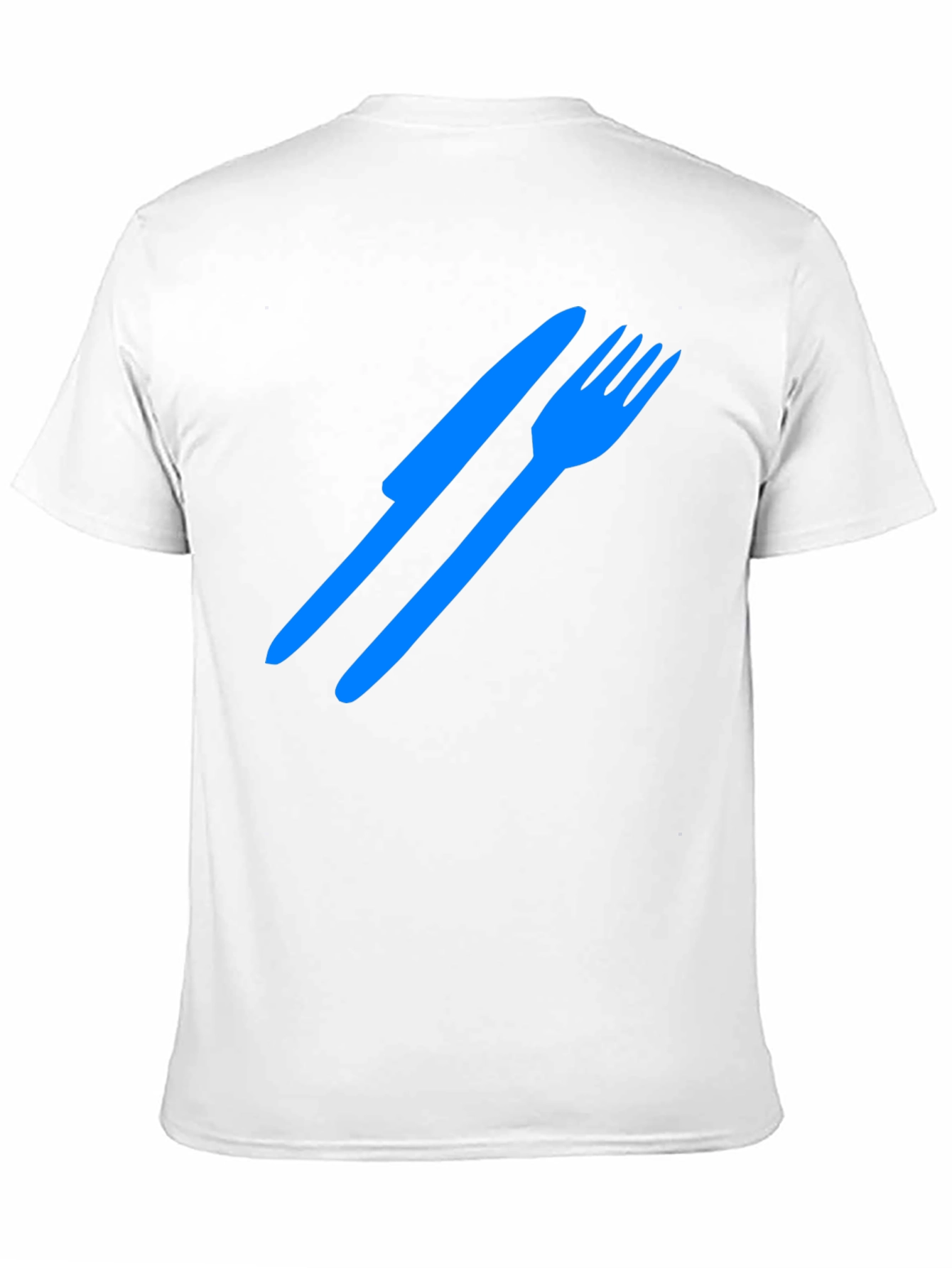 Cutlery Graphic Tee - Black Cotton T-Shirt