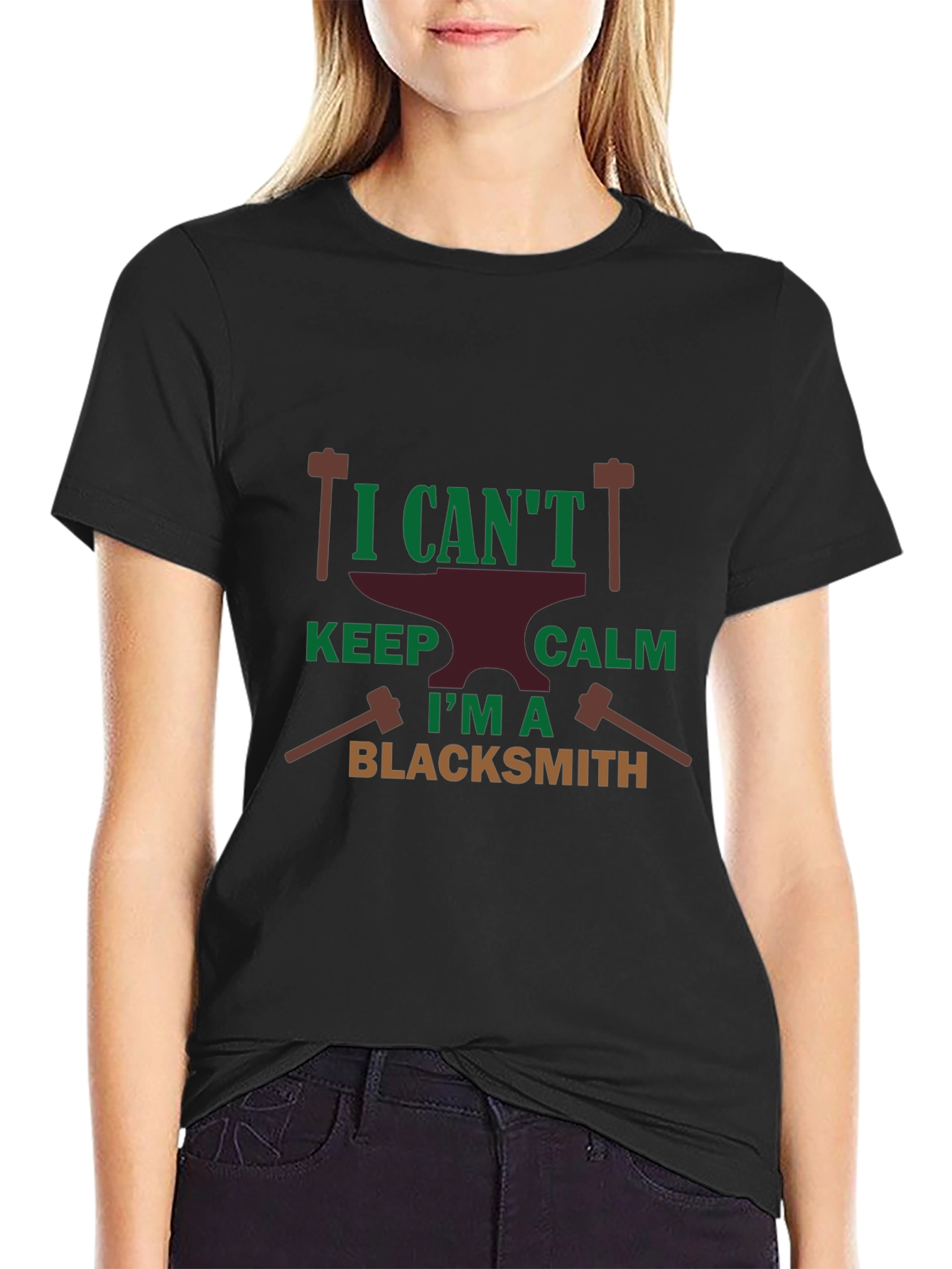 Blacksmith T-Shirt: I Cant Keep Calm Im A Blacksmith