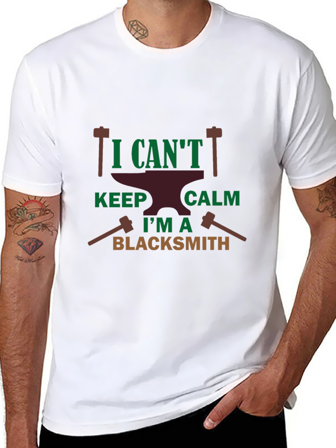 Blacksmith T-Shirt: I Cant Keep Calm Im A Blacksmith