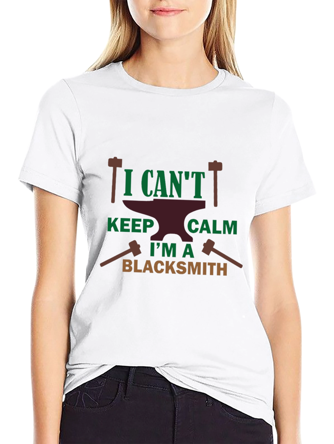 Blacksmith T-Shirt: I Cant Keep Calm Im A Blacksmith