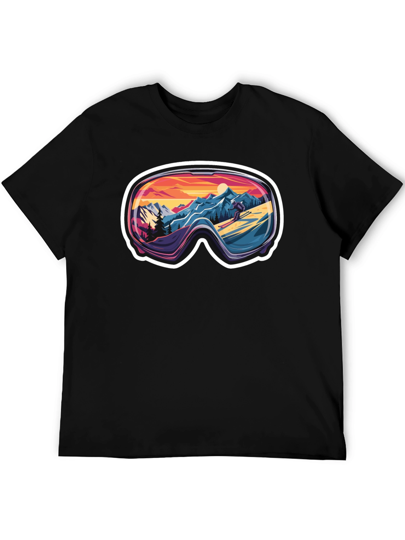 Ski Goggles Landscape Tee