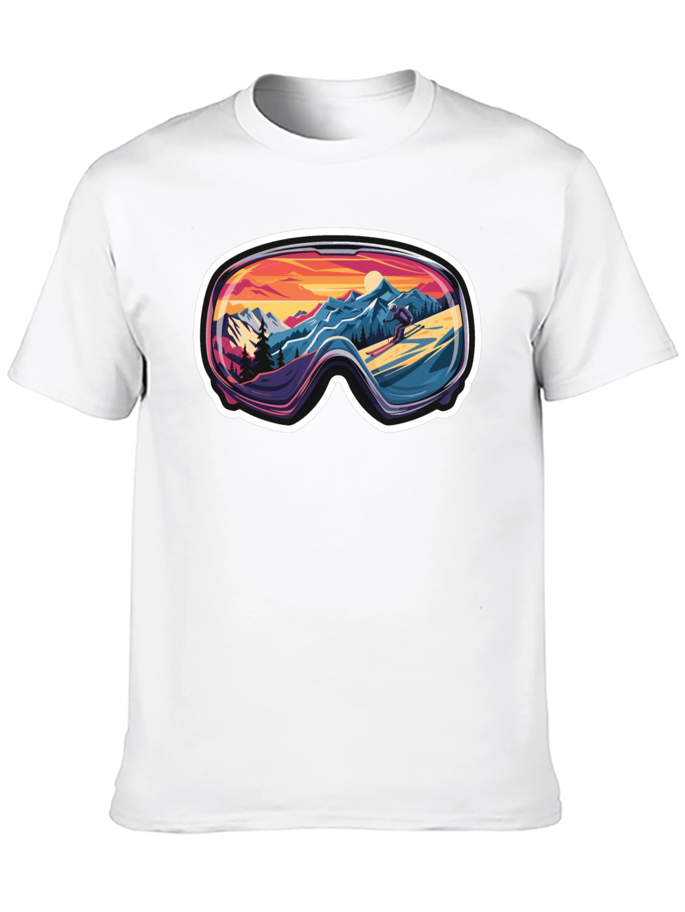 Ski Goggles Landscape Tee