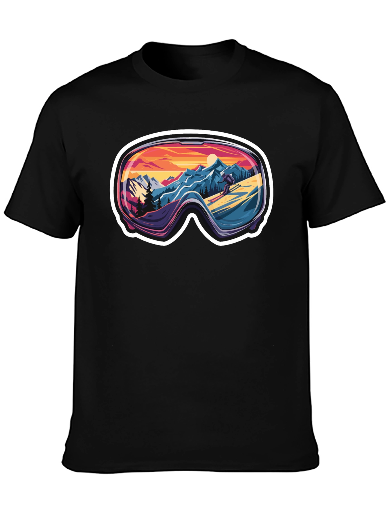 Ski Goggles Landscape Tee