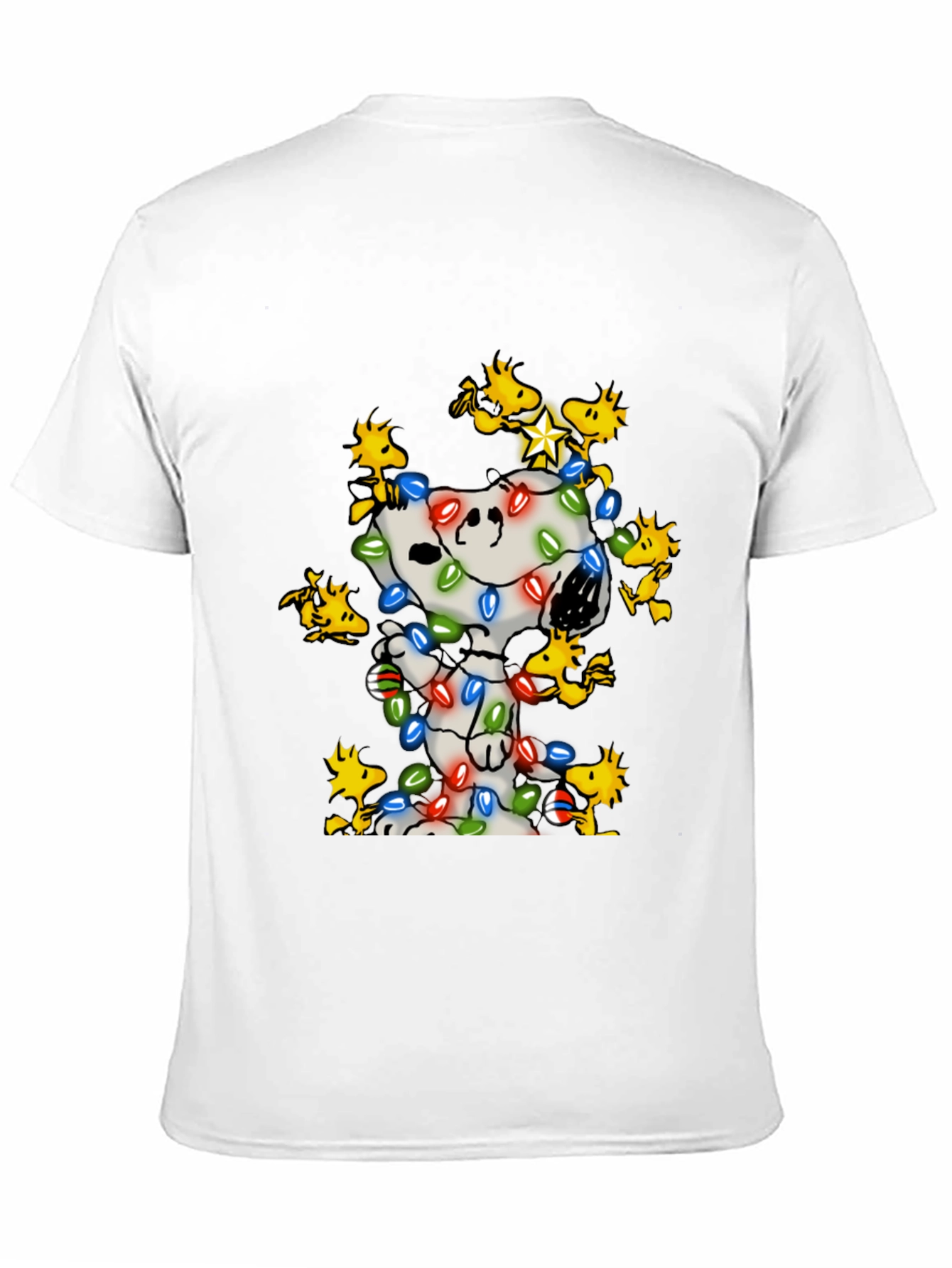 Snoopy & Woodstock Christmas Lights T-Shirt