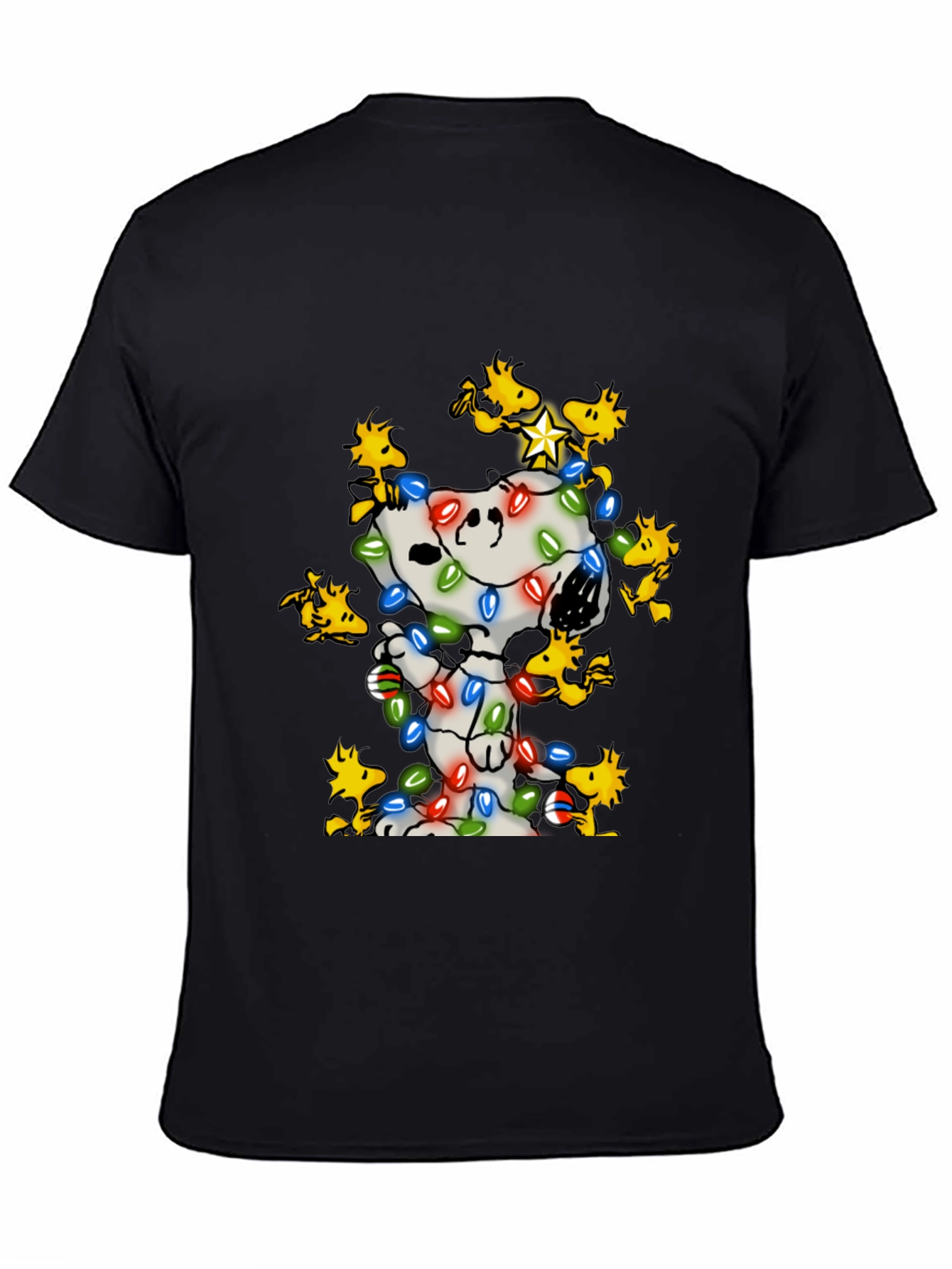 Snoopy & Woodstock Christmas Lights T-Shirt