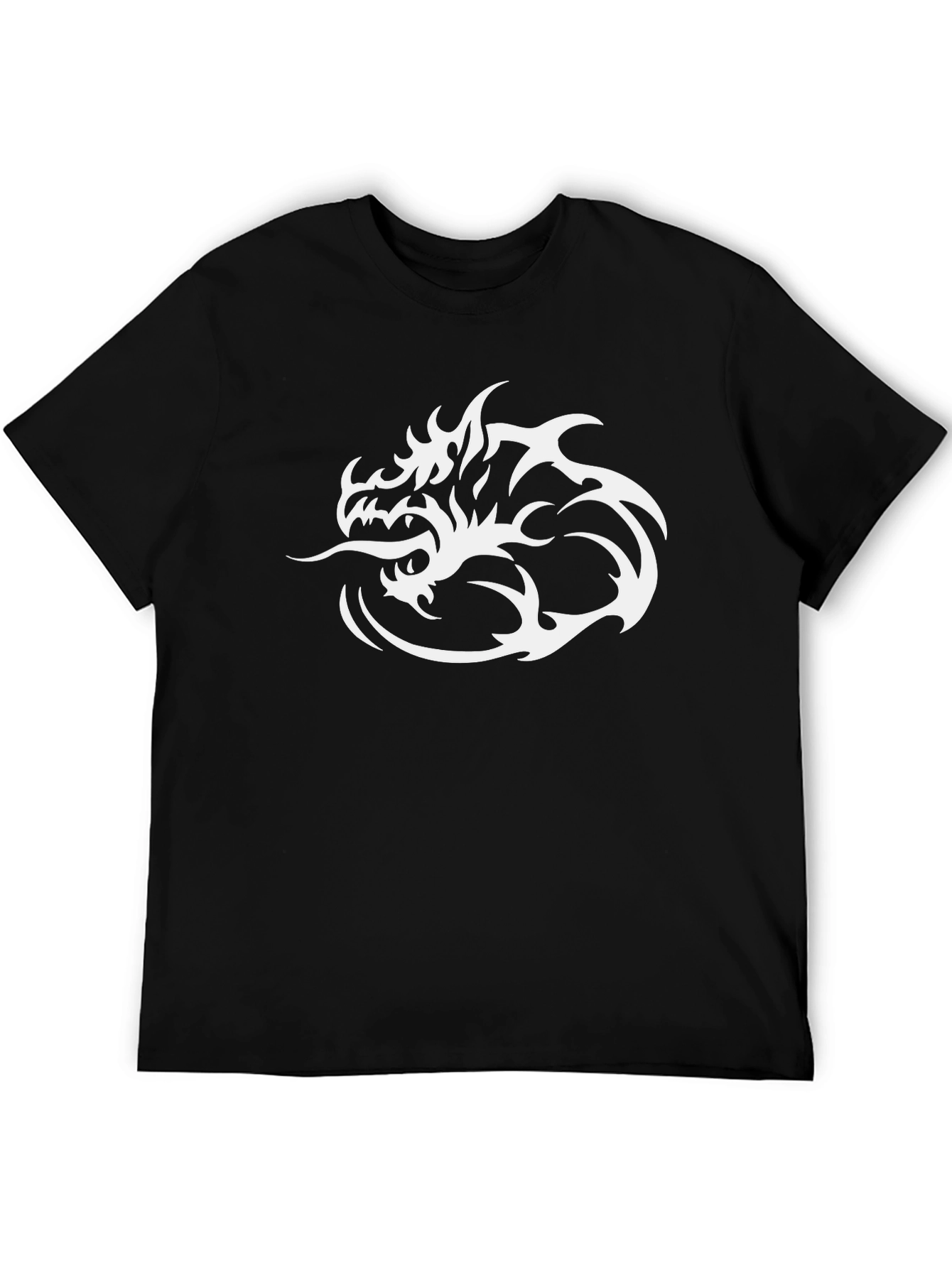 Dragon Graphic Tee - Stylish Black Cotton Shirt