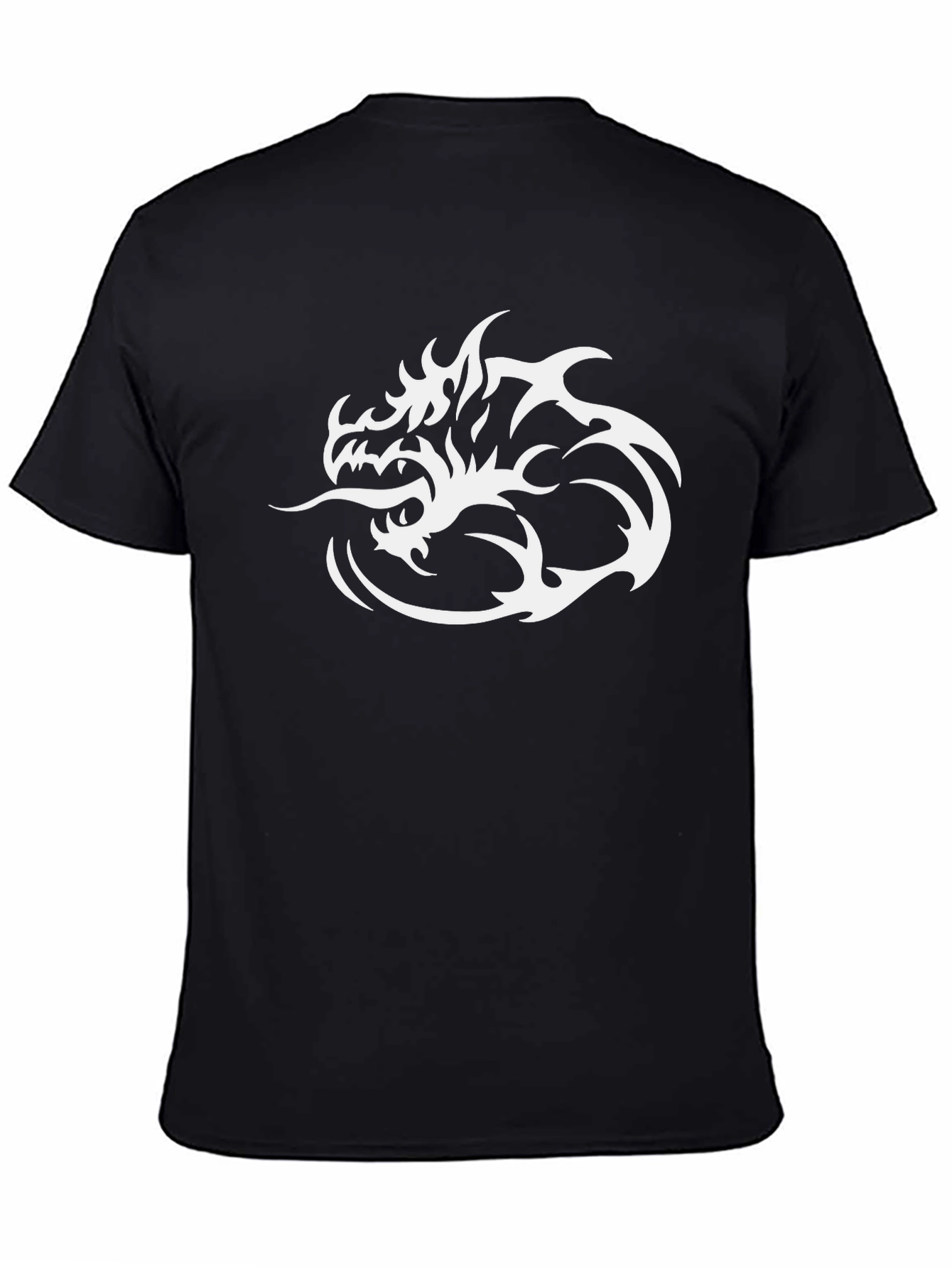 Dragon Graphic Tee - Stylish Black Cotton Shirt