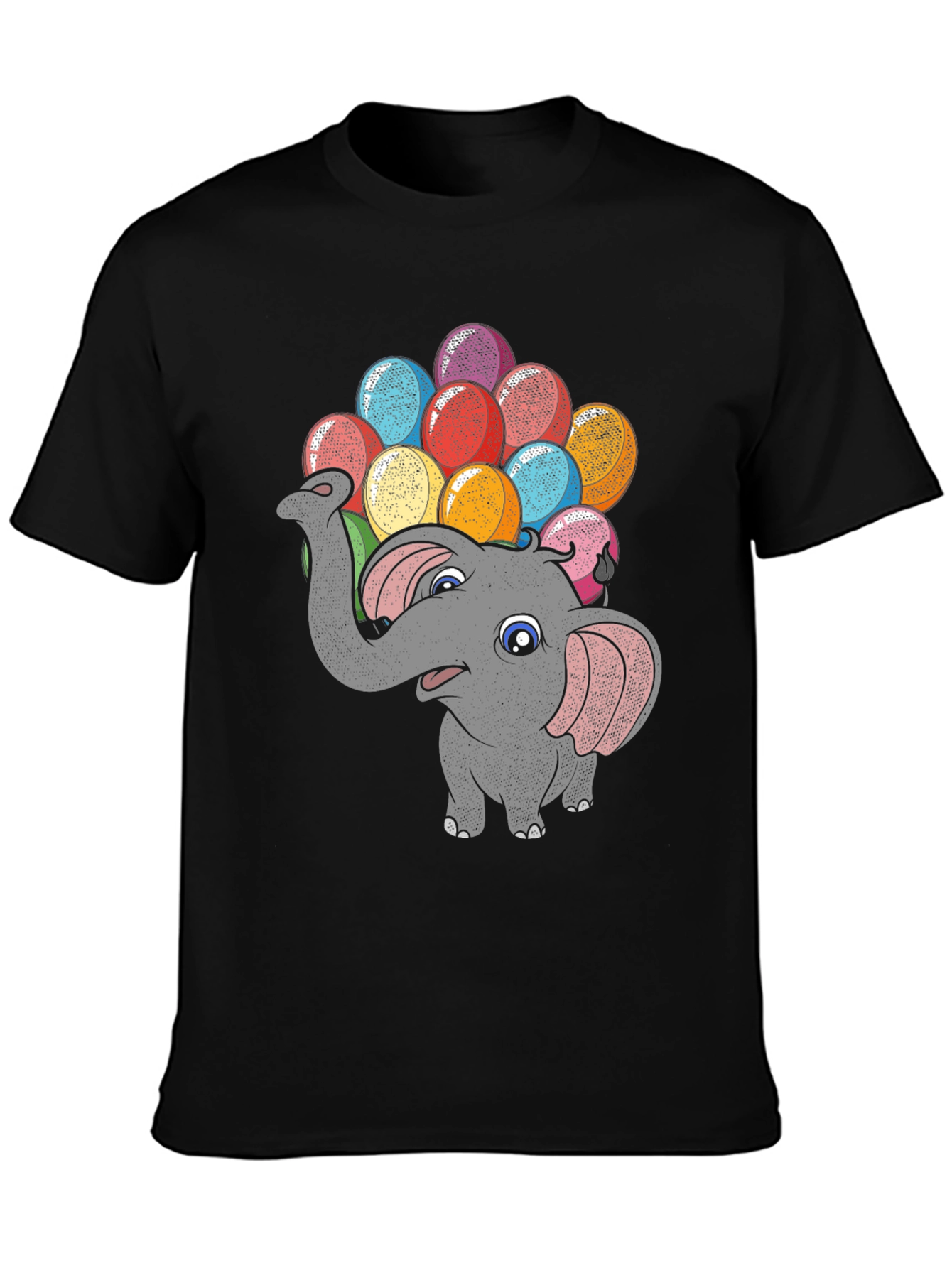 Elephant Balloons Graphic Tee - Fun & Whimsical