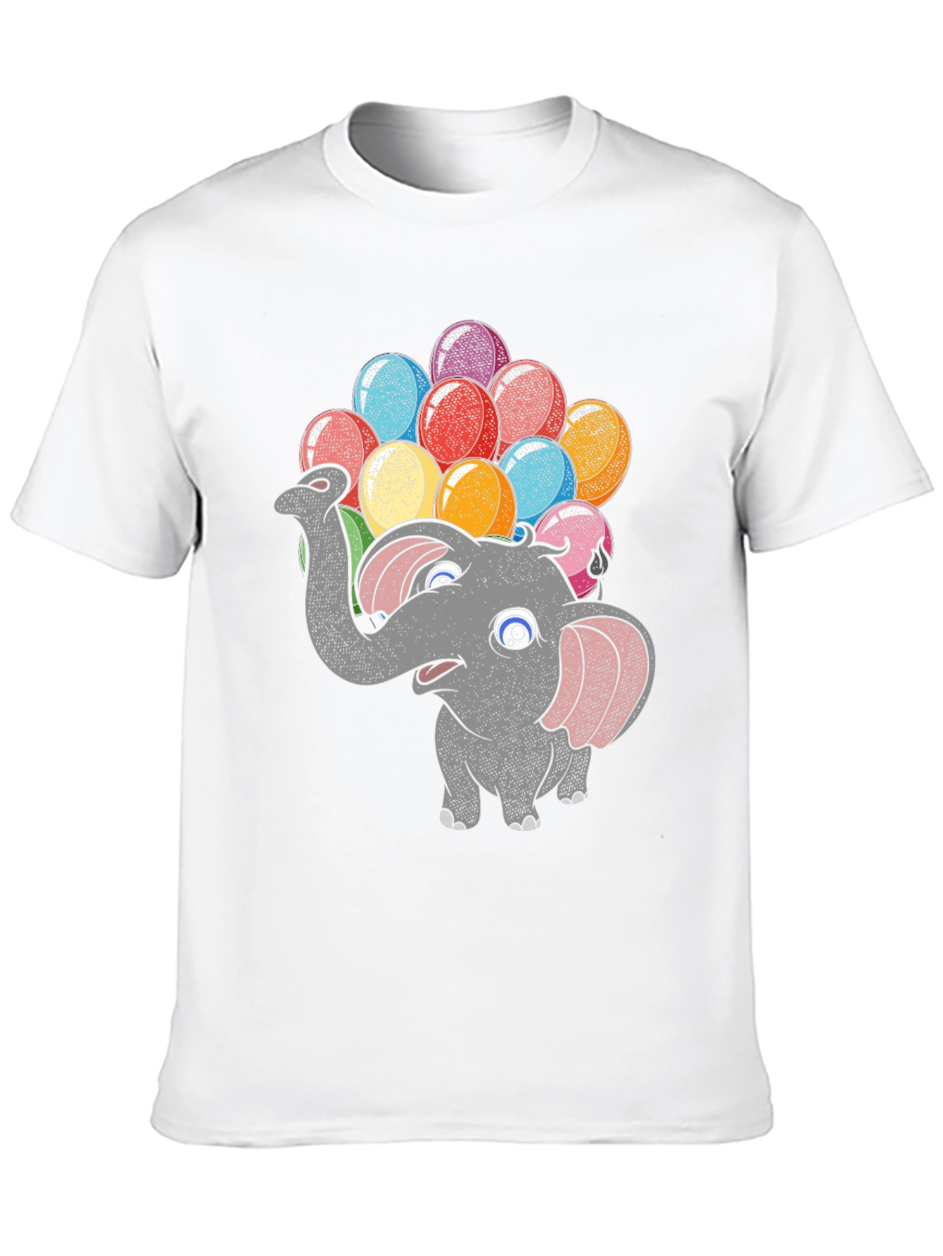 Elephant Balloons Graphic Tee - Fun & Whimsical