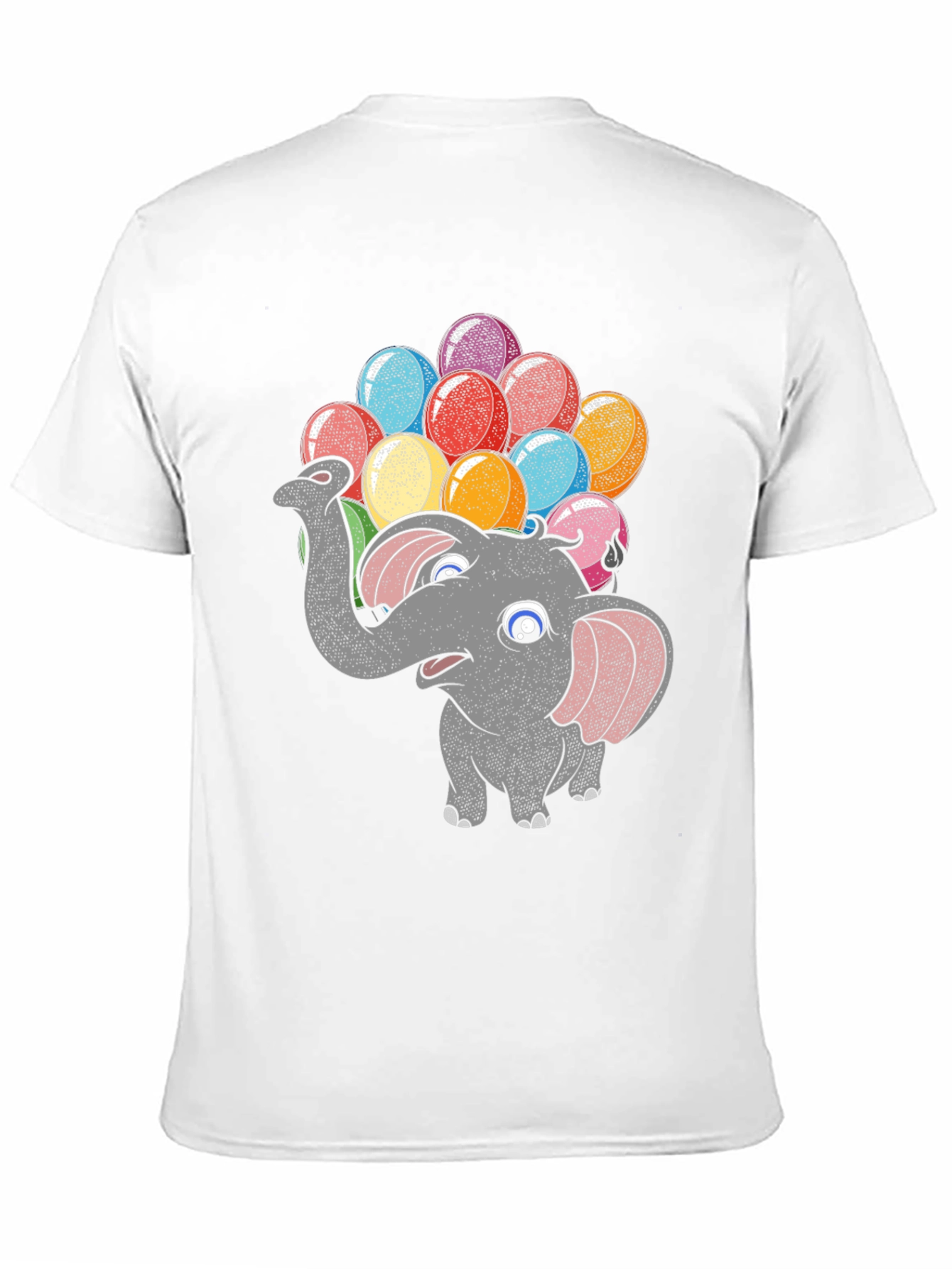 Elephant Balloons Graphic Tee - Fun & Whimsical