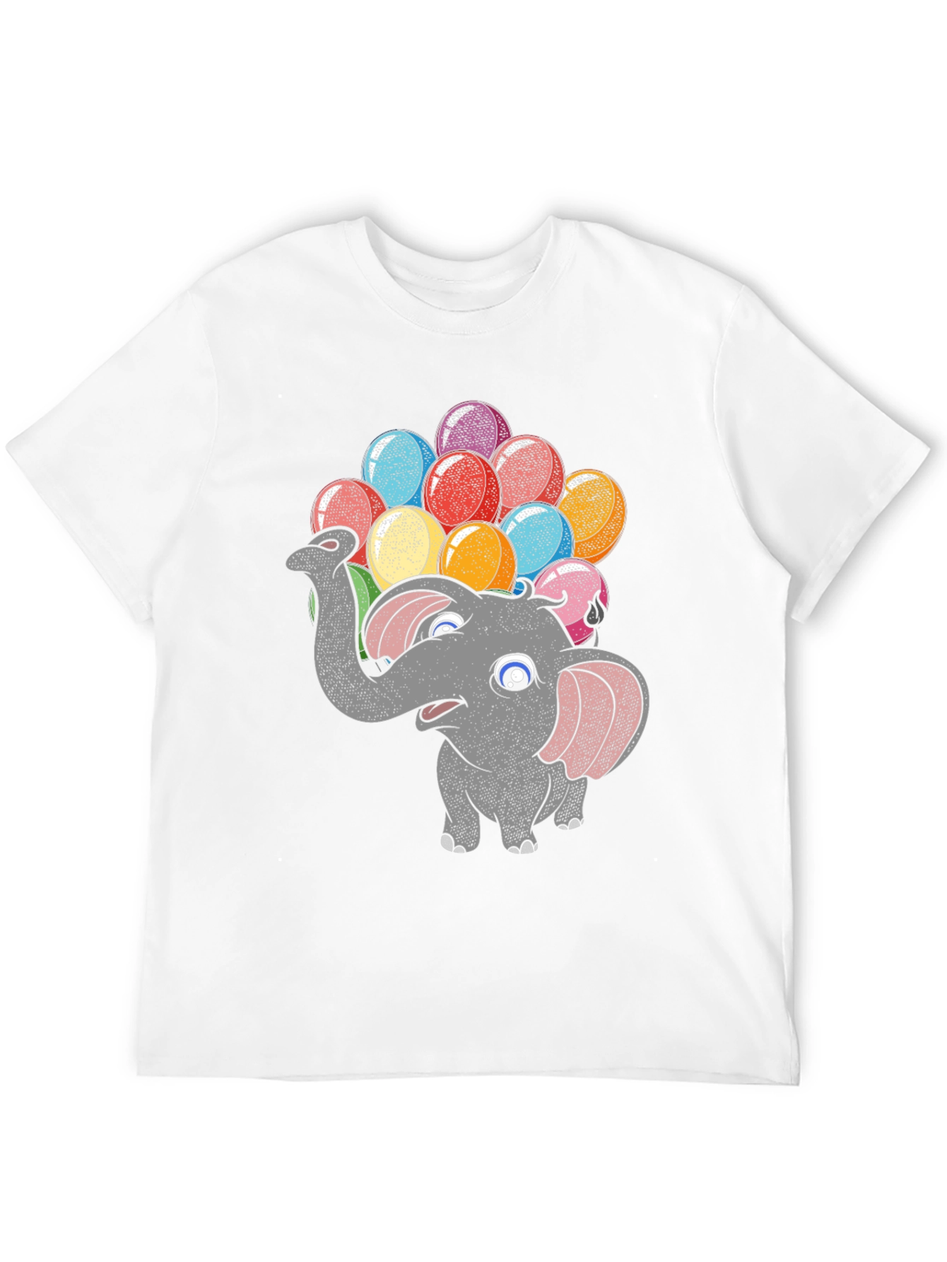 Elephant Balloons Graphic Tee - Fun & Whimsical