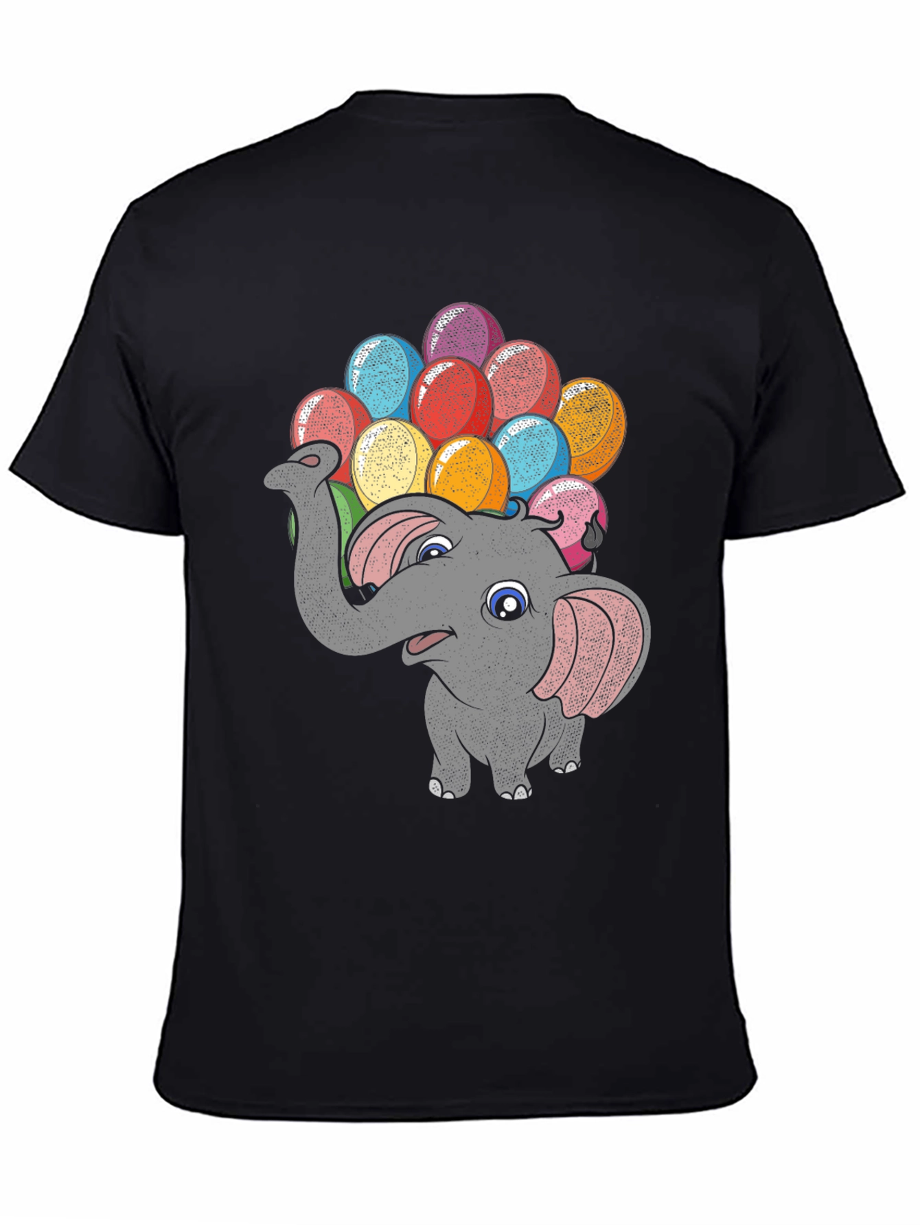 Elephant Balloons Graphic Tee - Fun & Whimsical