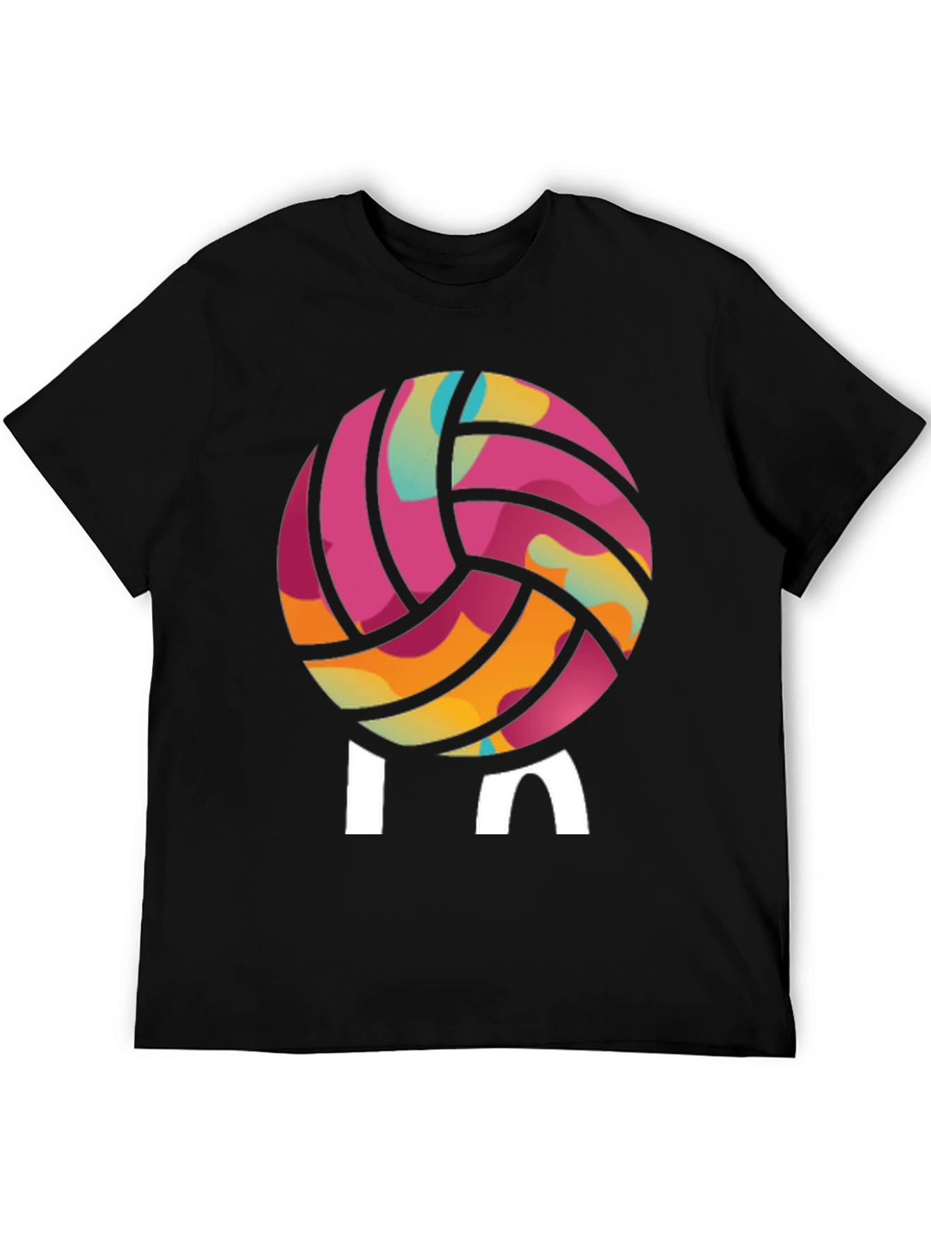 Volleyball Graphic Tee - Playful Design Sporty Style