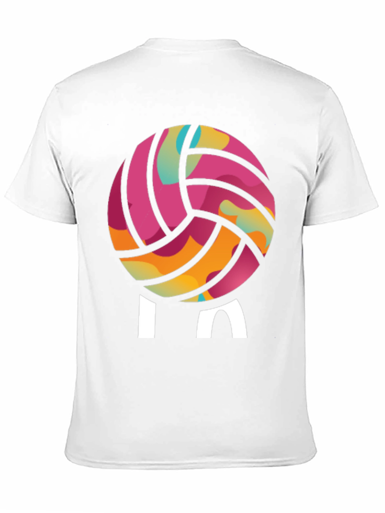 Volleyball Graphic Tee - Playful Design Sporty Style