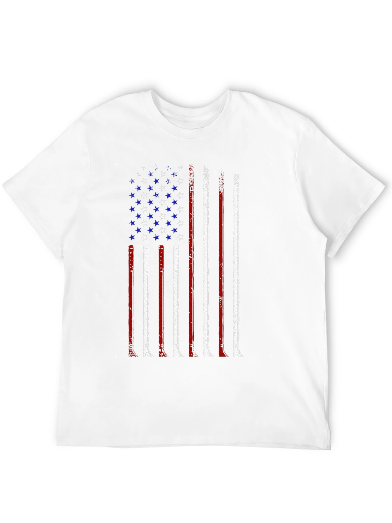 American Flag Distressed Graphic T-Shirt